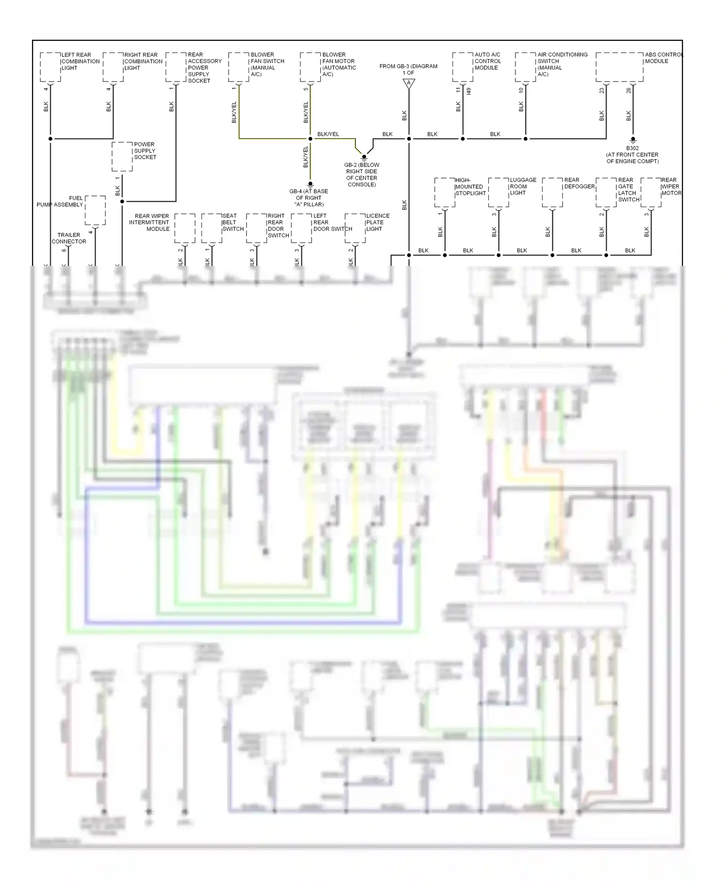 Wiring diagram org/ for Subaru Forester SG (2002-2005) (4 of 14)