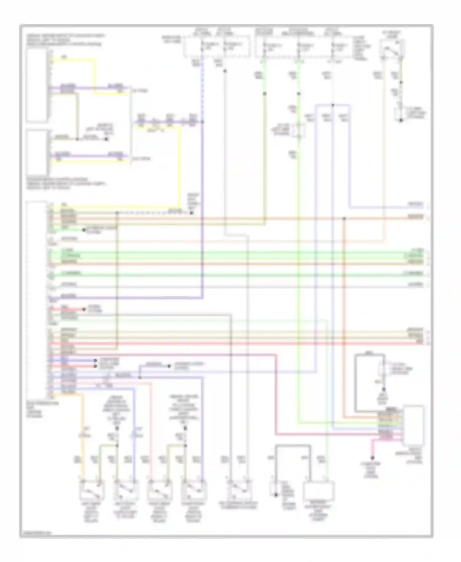 Forester Subaru SH facelift (2010-2013): Forced entry circuit (1 of 2)