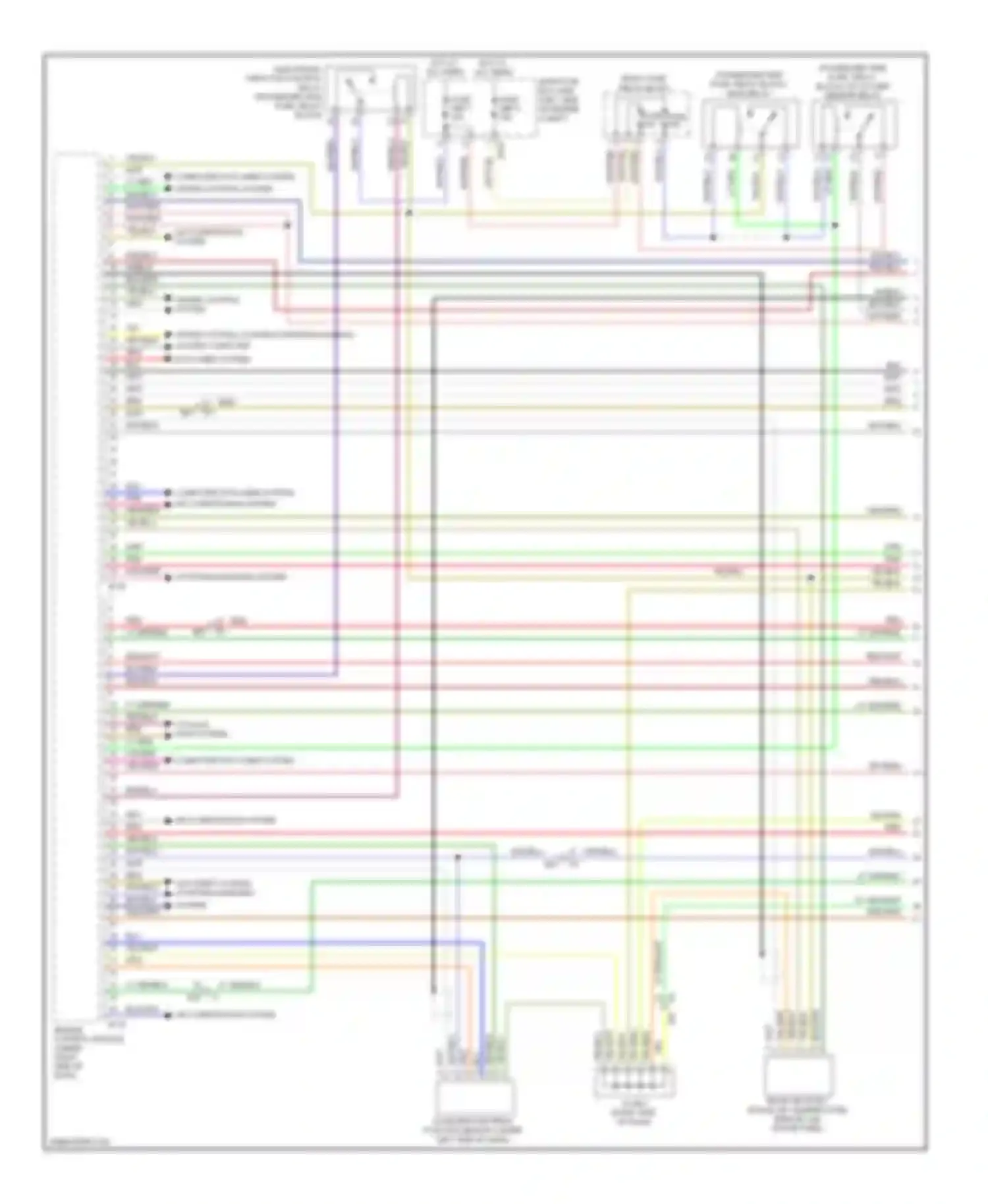 Forester Subaru SH facelift (2010-2013): Wiring diagram engine performance 2.5l turbo (1 of 5)