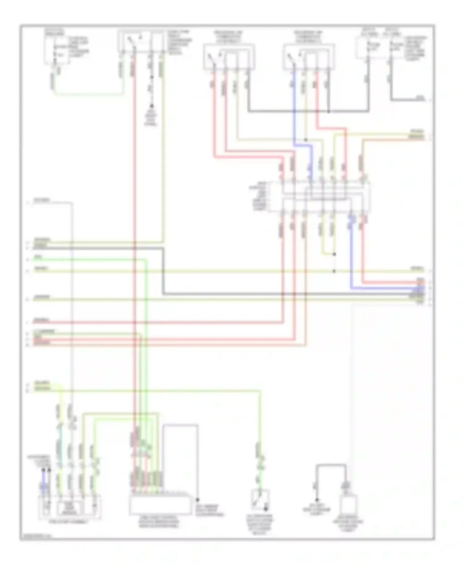 Forester Subaru SH facelift (2010-2013): Wiring diagram engine performance 2.5l turbo (3 of 5)