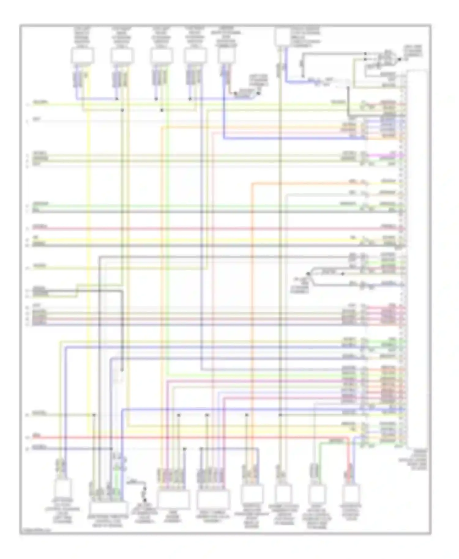 Forester Subaru SH facelift (2010-2013): Wiring diagram engine performance 2.5l turbo (5 of 5)