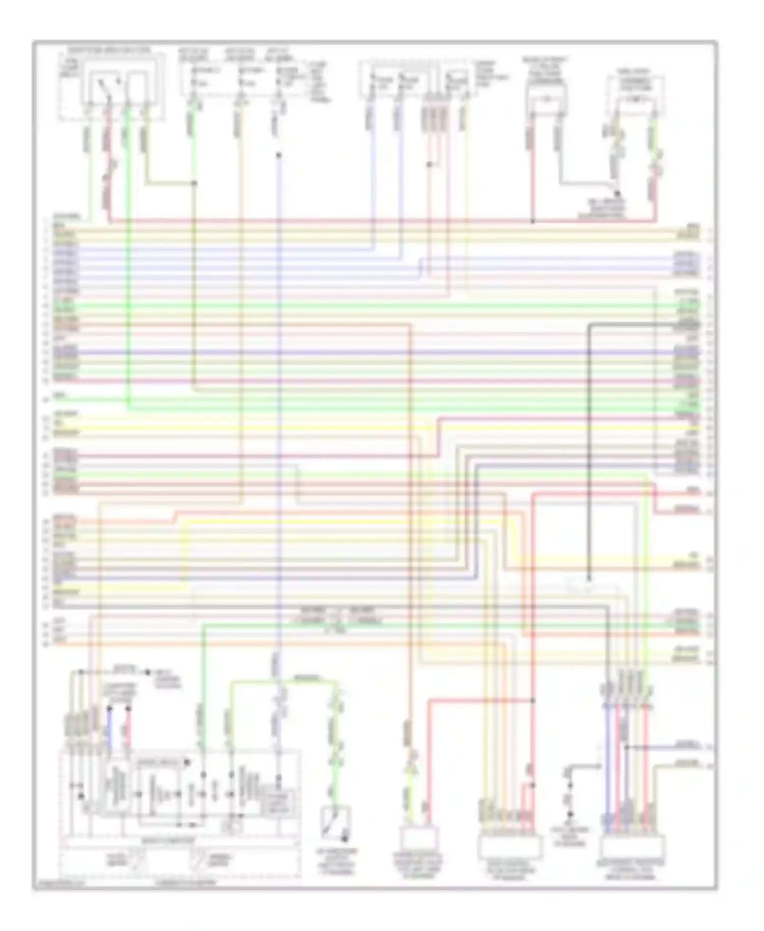 Forester Subaru SH facelift (2010-2013): Wiring diagram engine performance 2.5l (2 of 4)