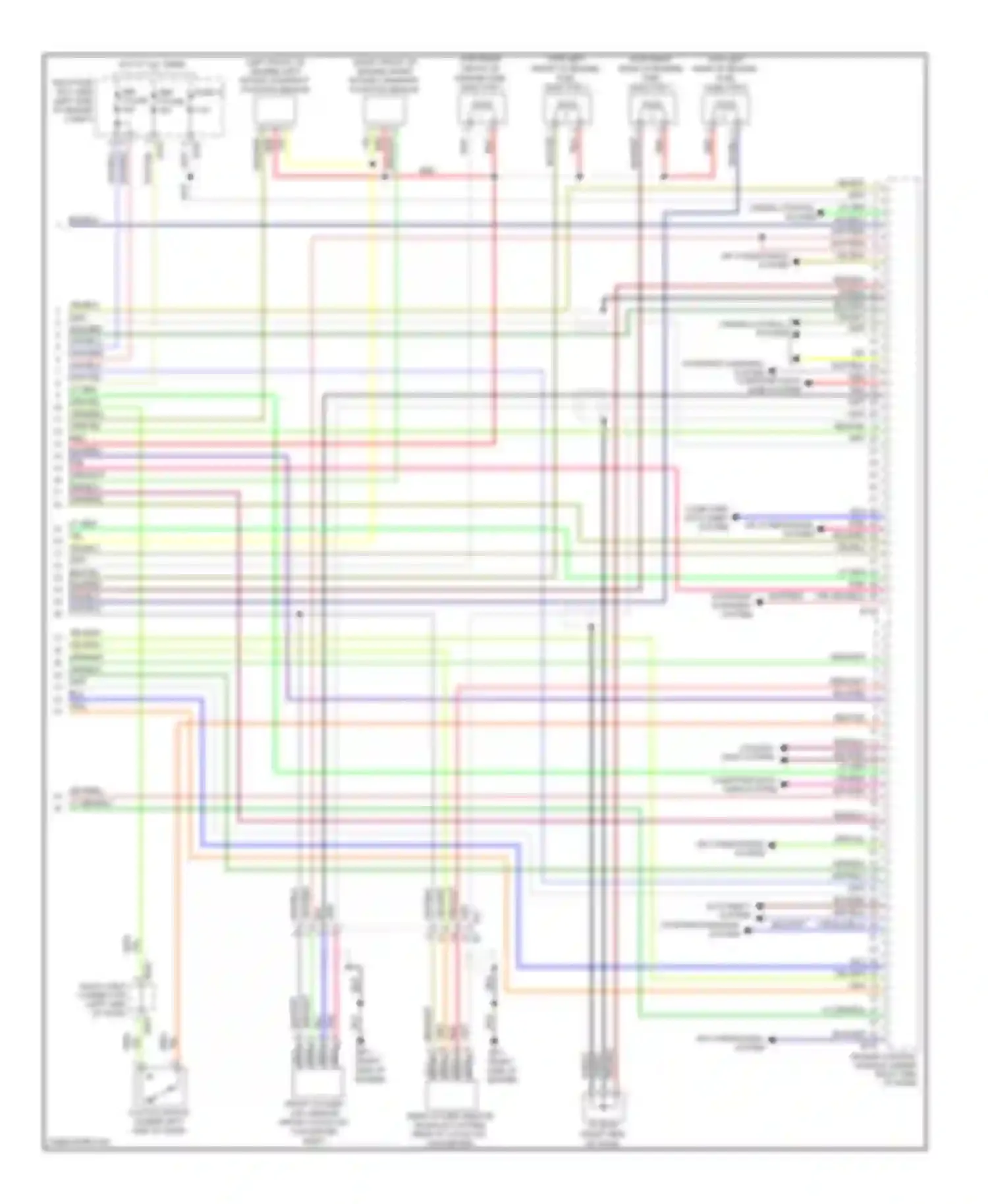 Forester Subaru SH facelift (2010-2013): Wiring diagram engine performance 2.5l (4 of 4)