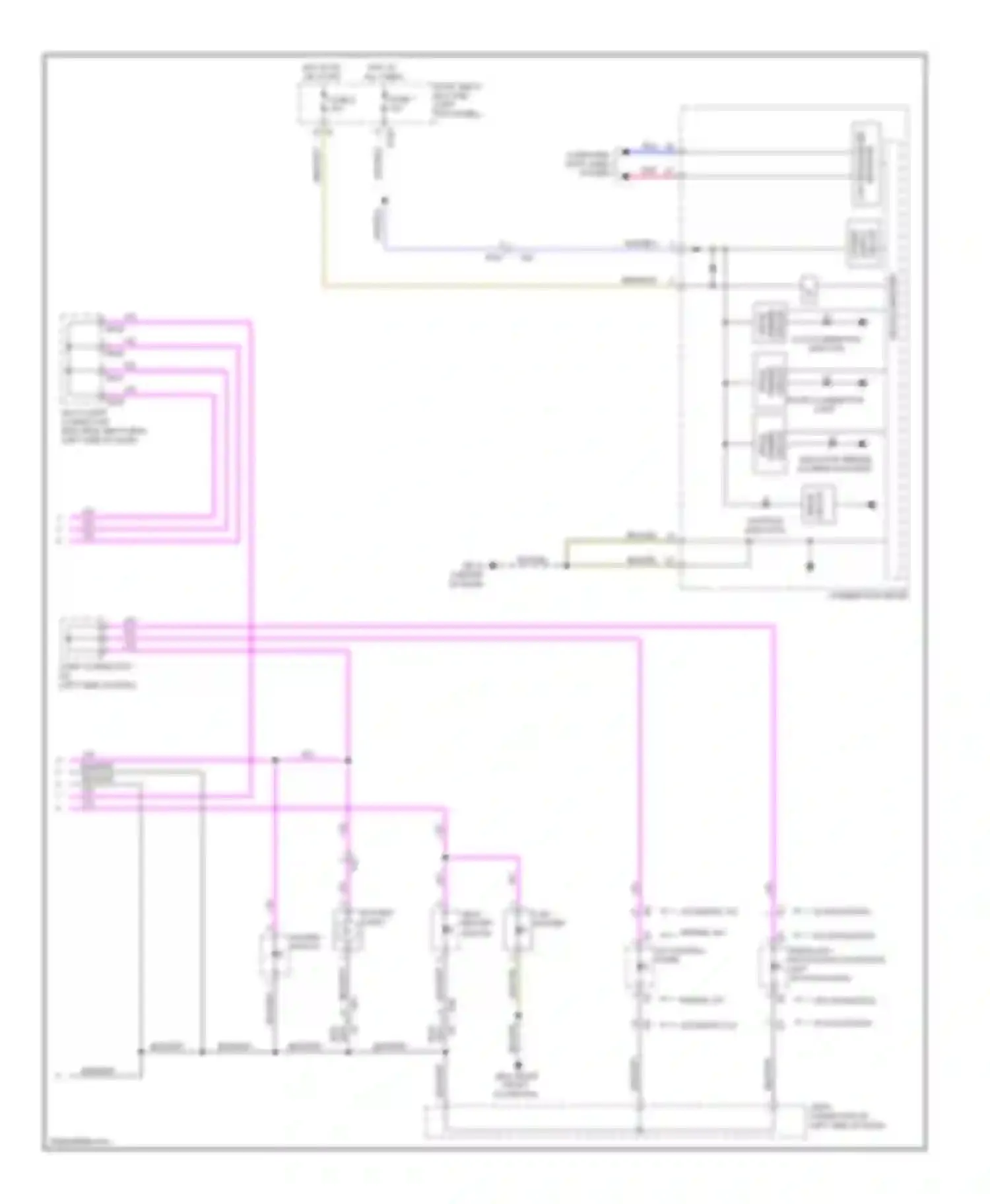 Forester Subaru SH facelift (2010-2013): Instrument illumination circuit (2 of 2)