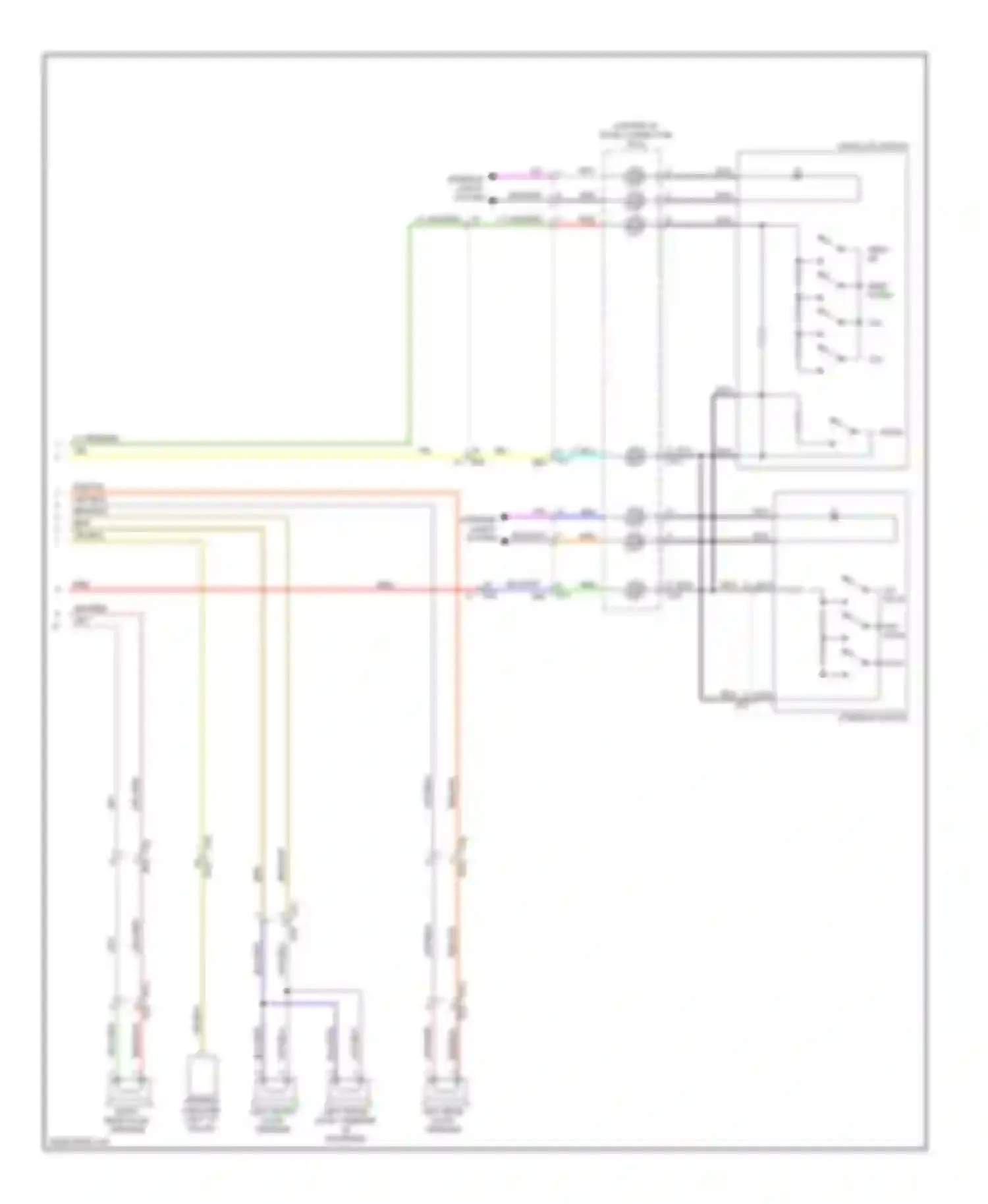Forester Subaru SH facelift (2010-2013): Radio circuit, except base without navigation (2 of 2)