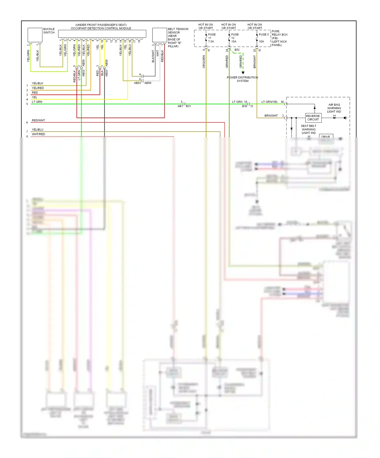 Wiring diagram blk for Subaru Forester SH facelift (2010-2013) (59 of 62)