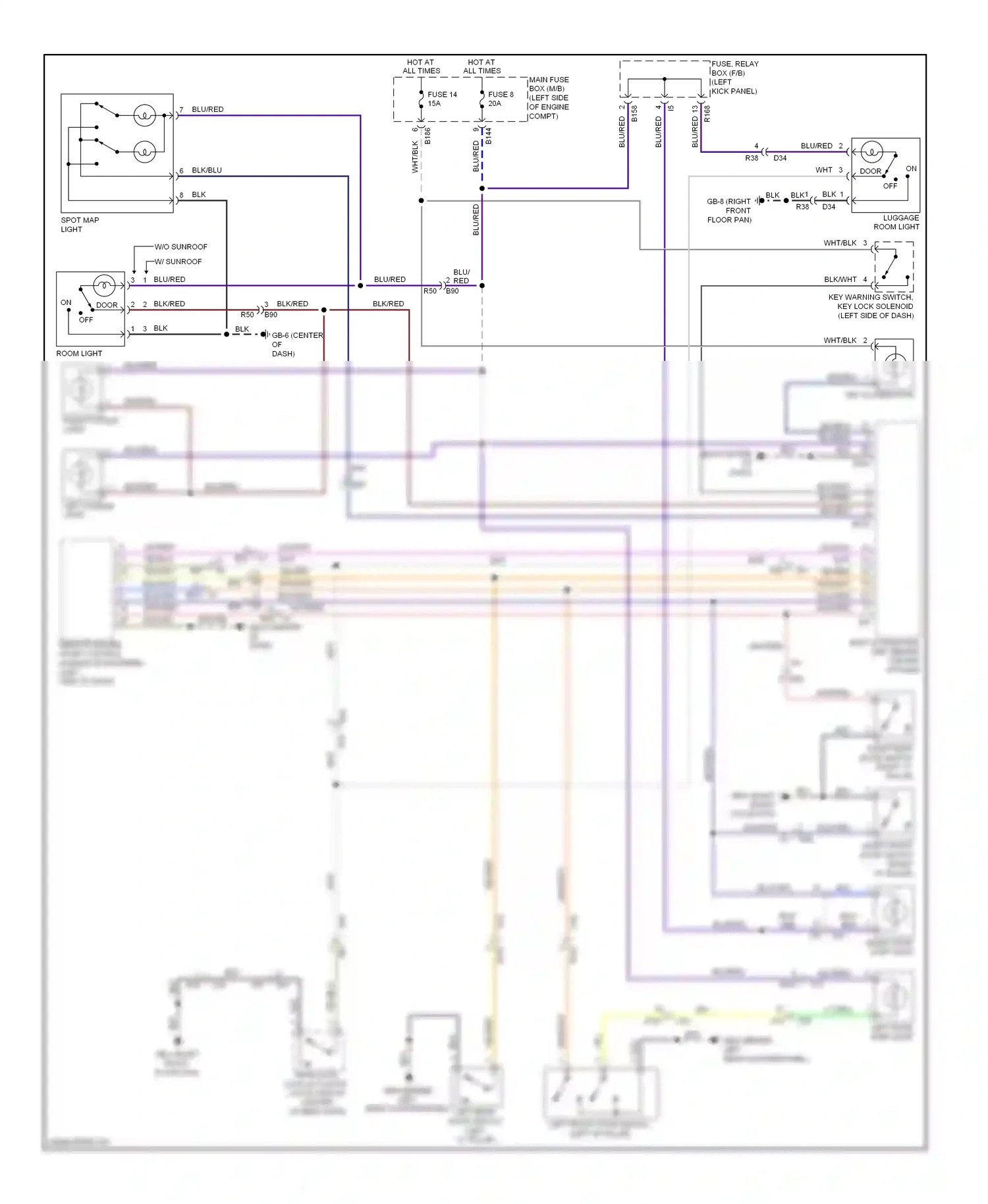 Wiring diagram blk/blu for Subaru Forester SH facelift (2010-2013) (11 of 22)