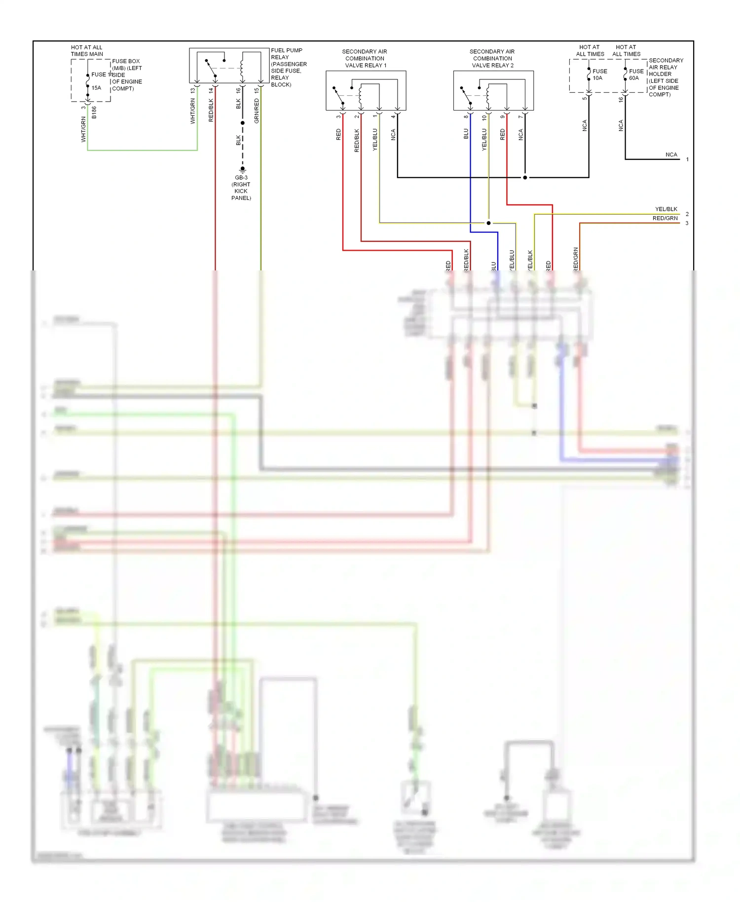 Wiring diagram blu for Subaru Forester SH facelift (2010-2013) (28 of 61)