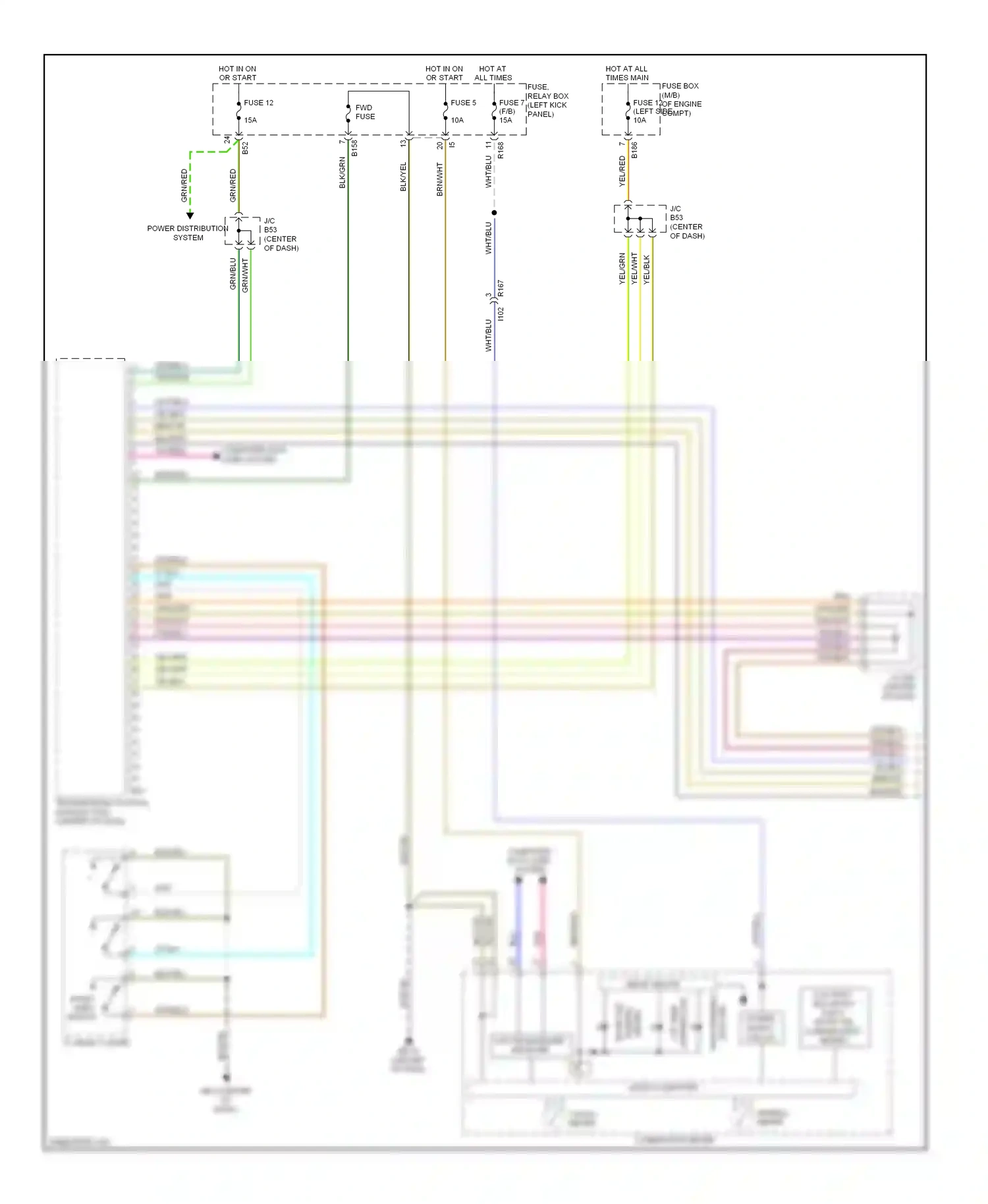 Subaru Forester SH facelift (2010-2013) combination meter wiring diagram  (27 of 27)