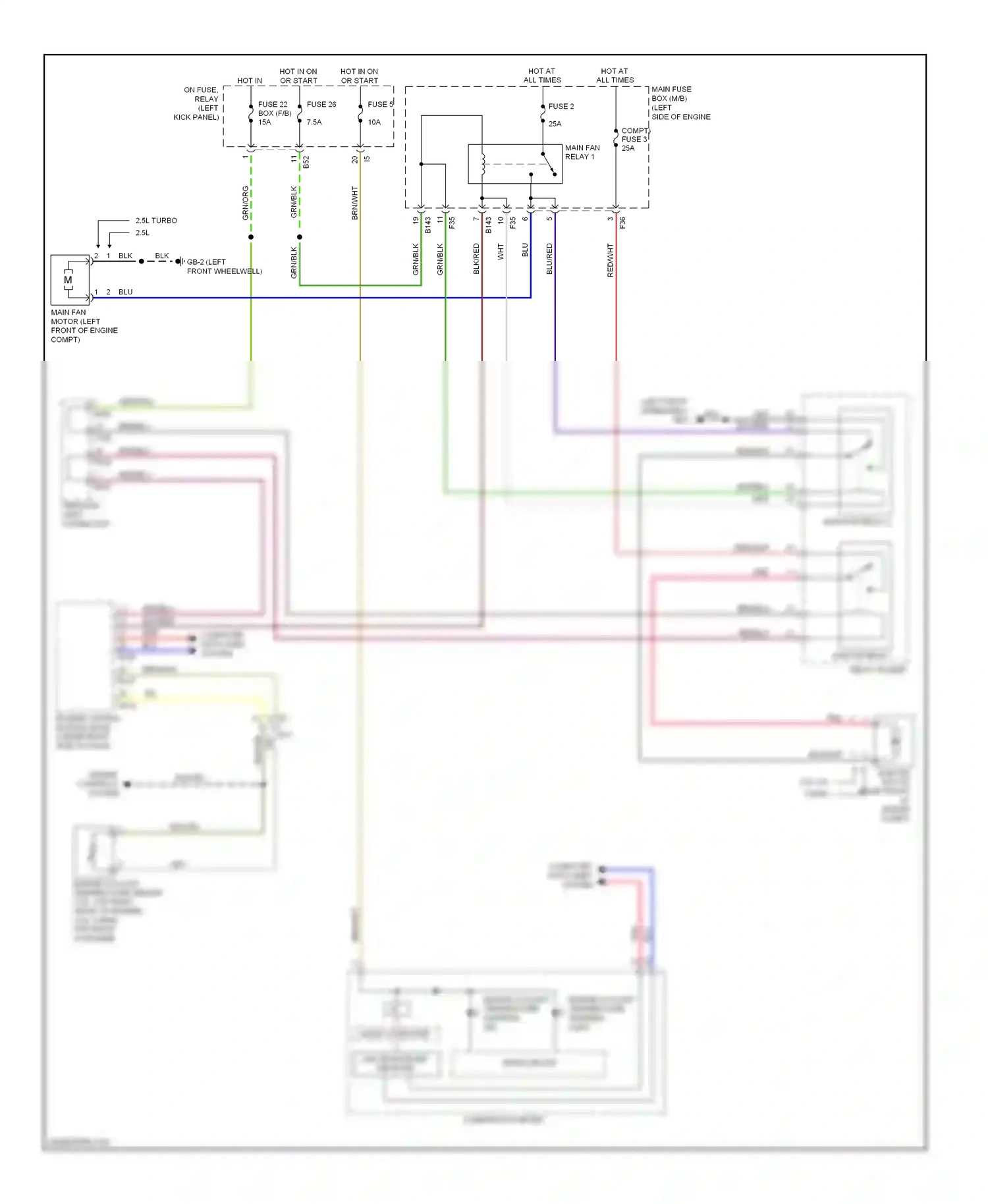 Wiring diagram compt) for Subaru Forester SH facelift (2010-2013) (1 of 1)