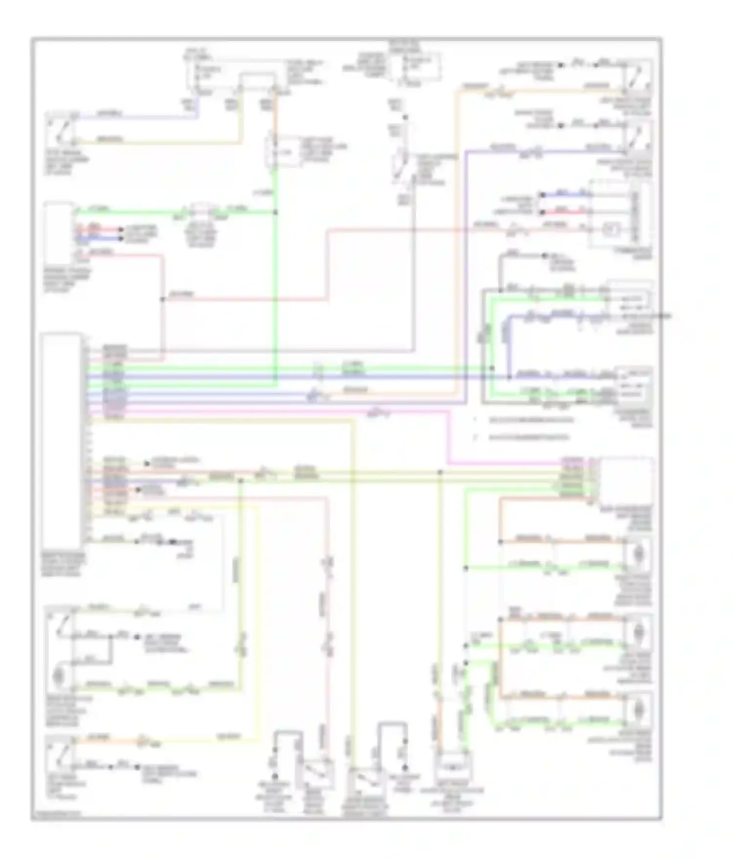 Wiring diagram computer data lines system for Subaru Forester SH facelift (2010-2013) (26 of 34)