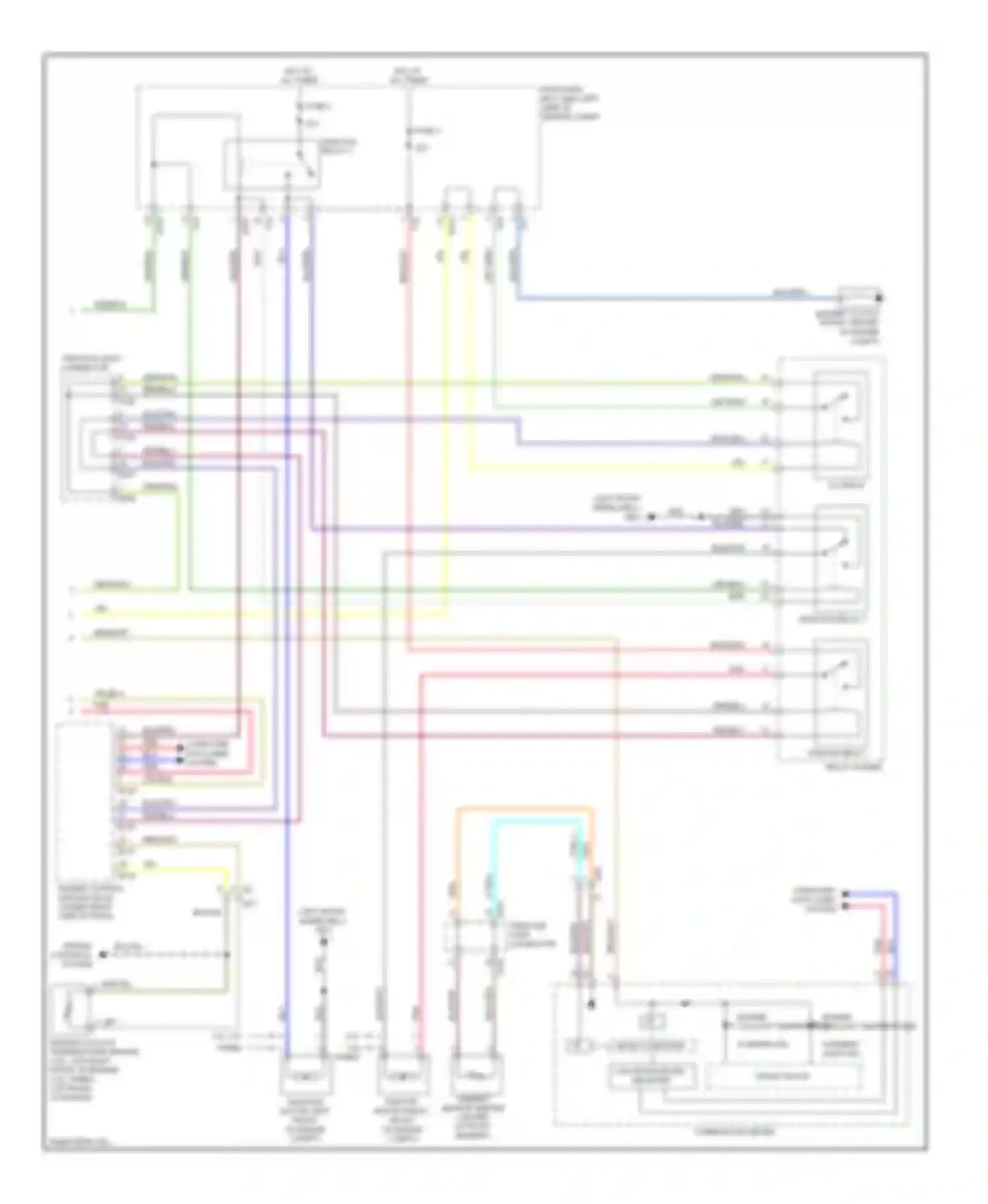 Wiring diagram computer data lines system for Subaru Forester SH facelift (2010-2013) (3 of 34)
