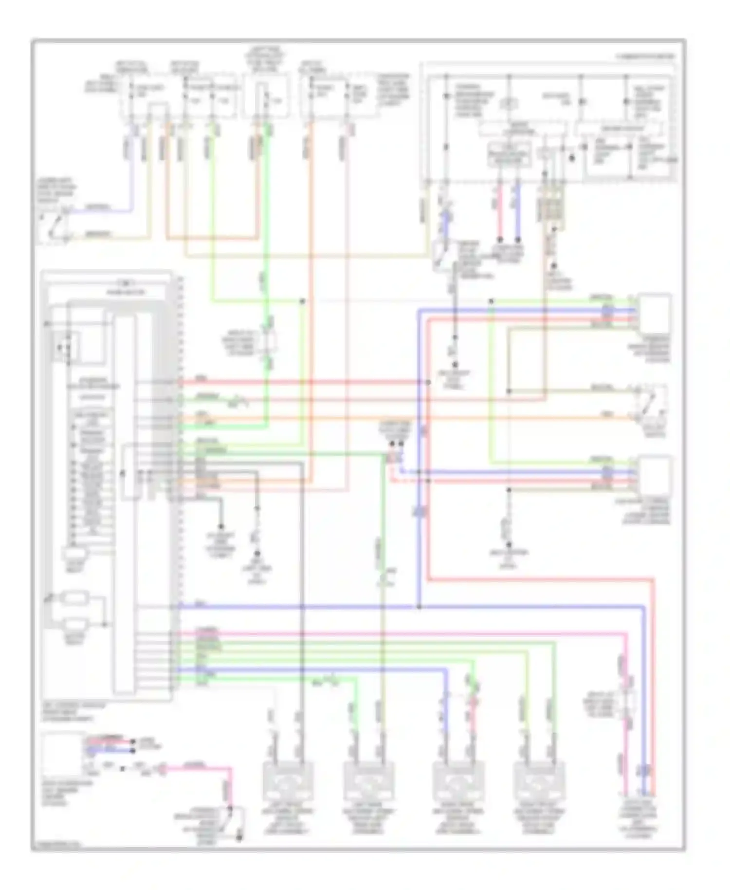 Wiring diagram computer data lines system for Subaru Forester SH facelift (2010-2013) (1 of 34)