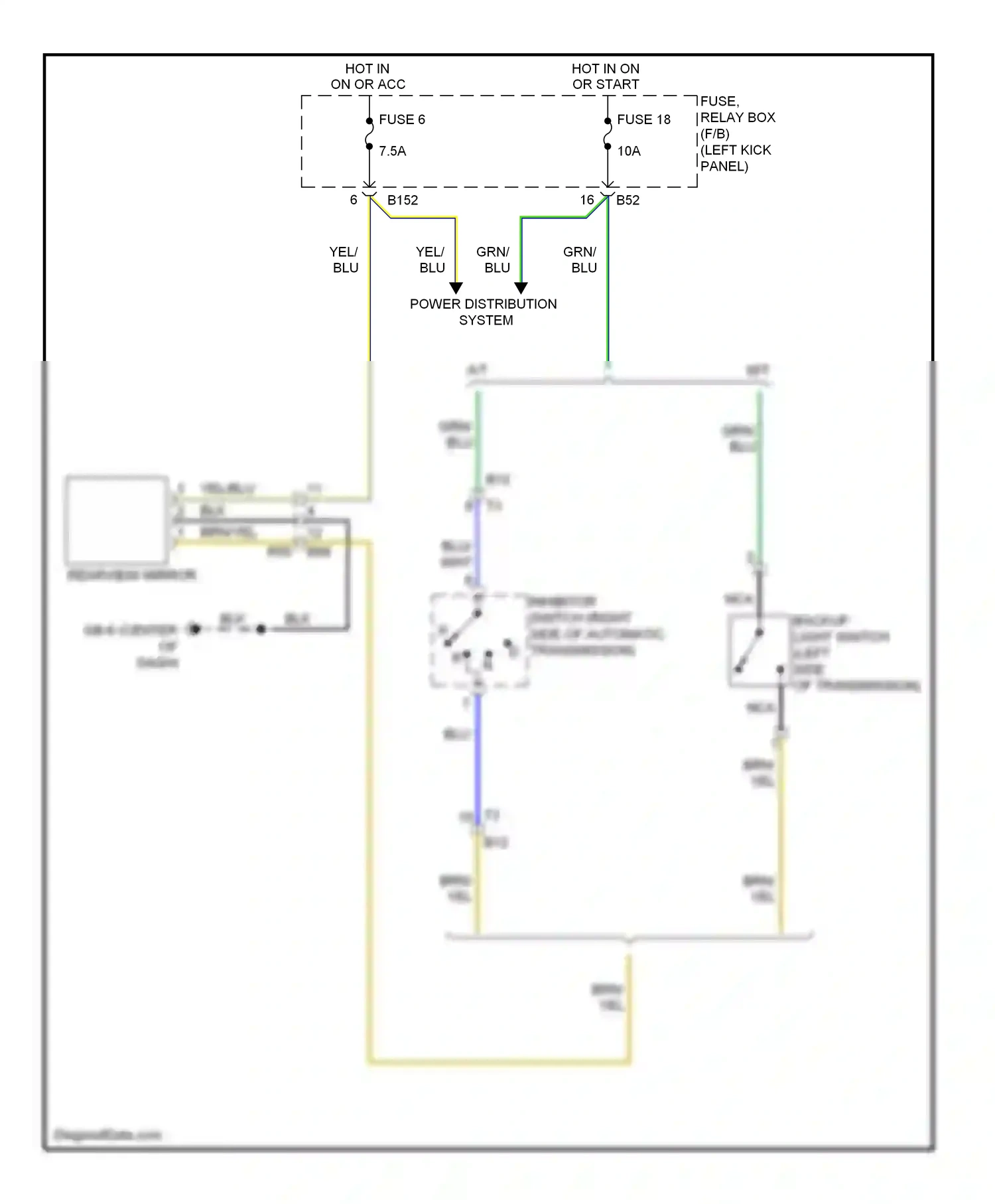 Wiring diagram grn for Subaru Forester SH facelift (2010-2013) (21 of 42)