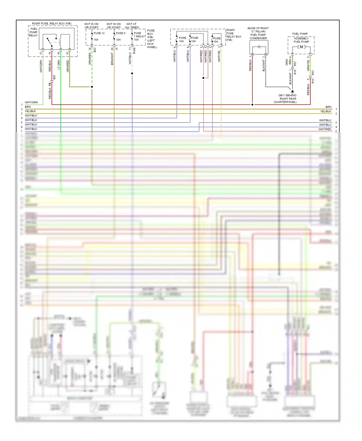 Wiring diagram grn for Subaru Forester SH facelift (2010-2013) (10 of 42)