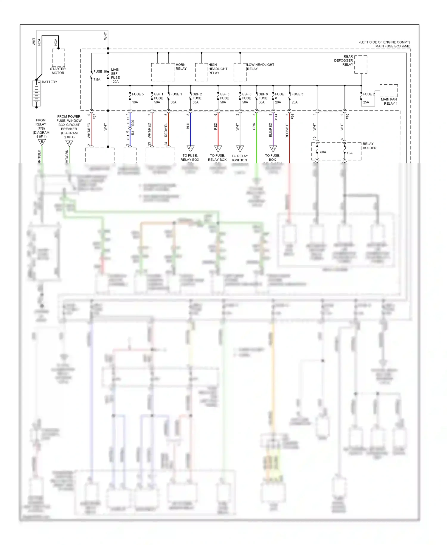 Wiring diagram gry for Subaru Forester SH facelift (2010-2013) (17 of 28)