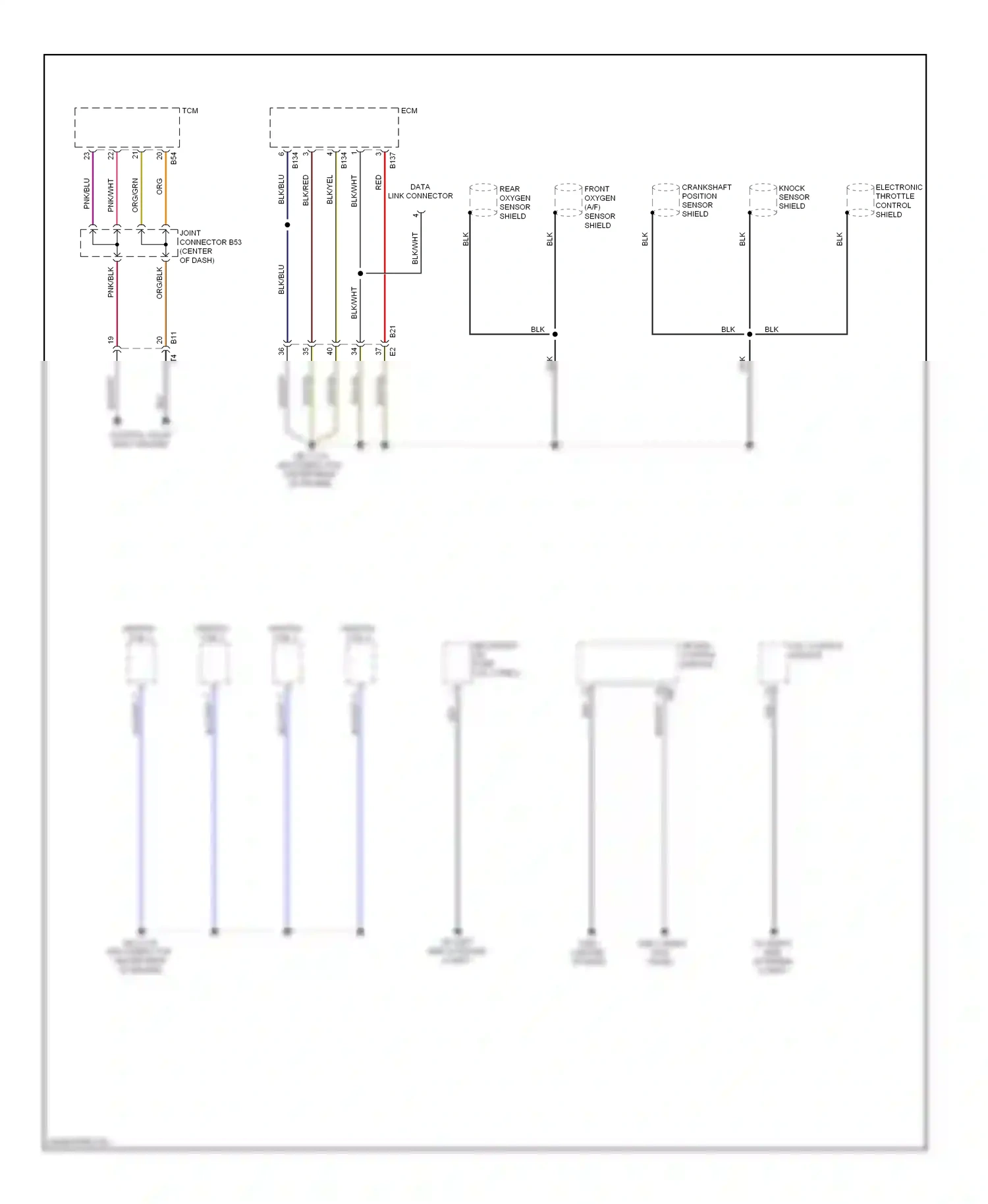 Wiring diagram ignition coil 4 for Subaru Forester SH facelift (2010-2013) (1 of 1)