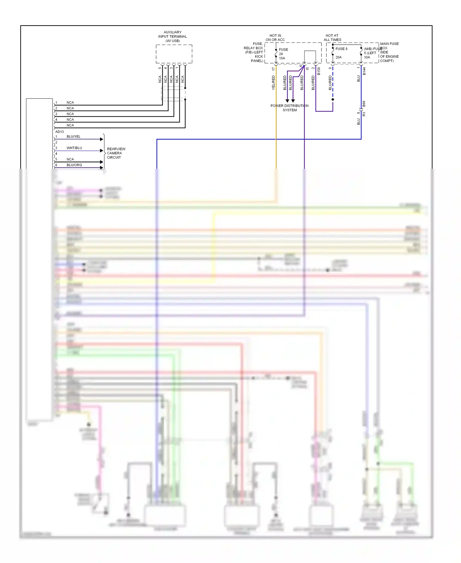 Wiring diagram nca for Subaru Forester SH facelift (2010-2013) (29 of 38)