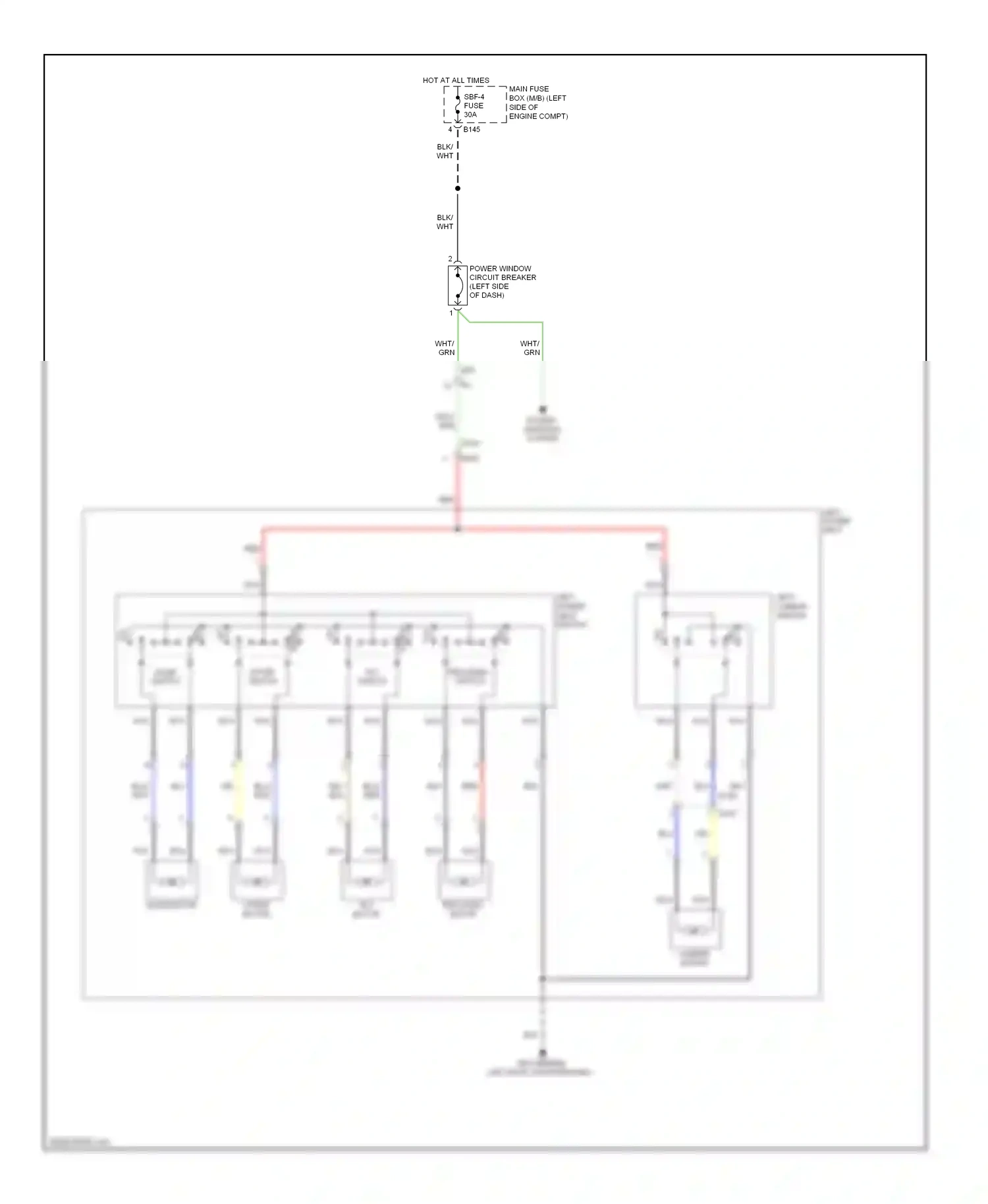 Wiring diagram nca for Subaru Forester SH facelift (2010-2013) (26 of 38)