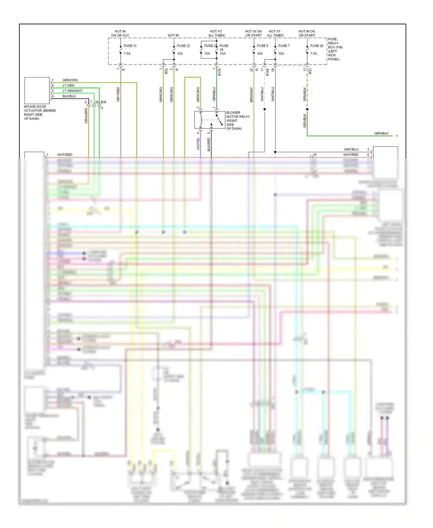 Wiring diagram pnk/blk for Subaru Forester SH facelift (2010-2013) (1 of 12)