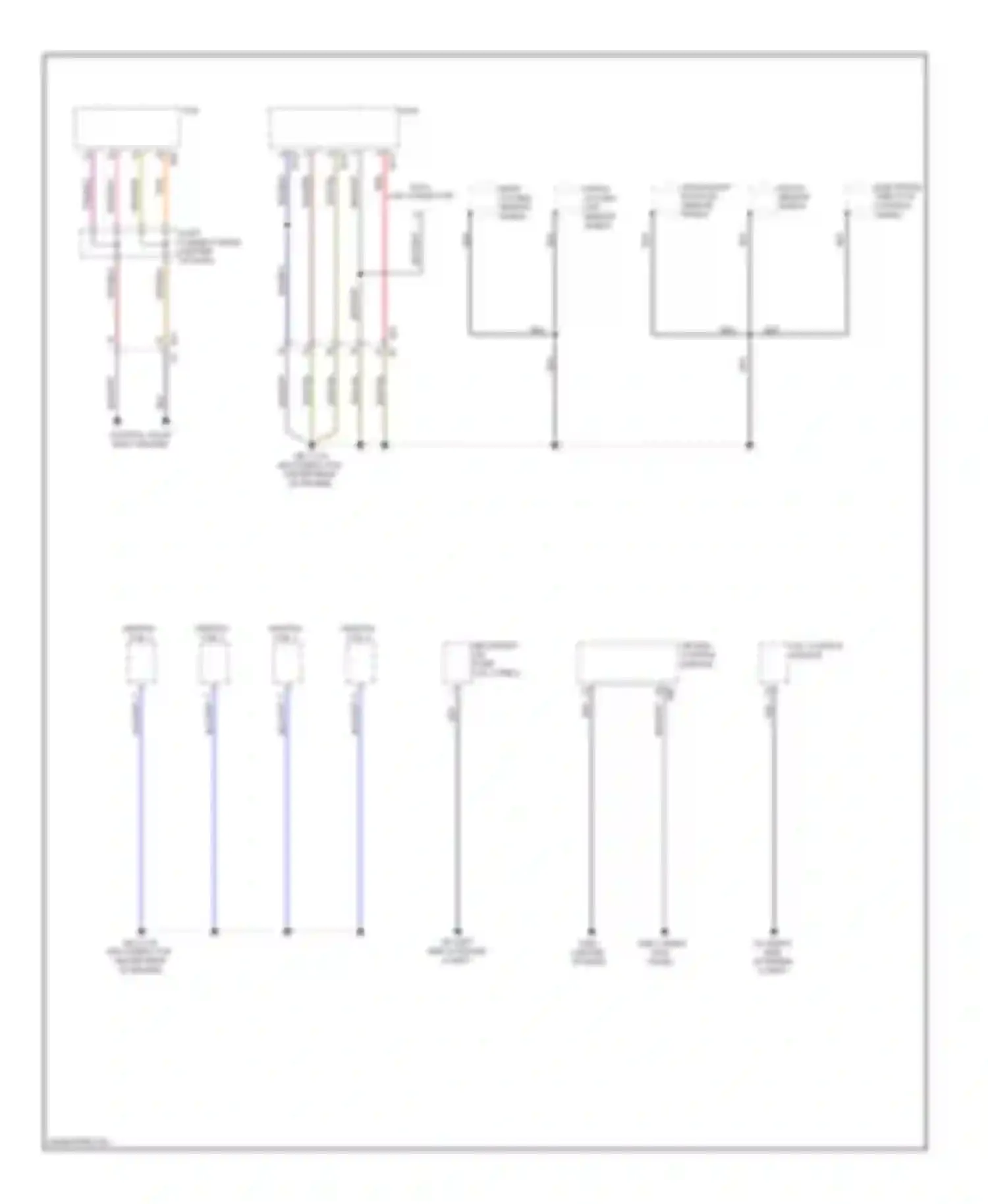 Wiring diagram vdc control module for Subaru Forester SH facelift (2010-2013) (2 of 2)
