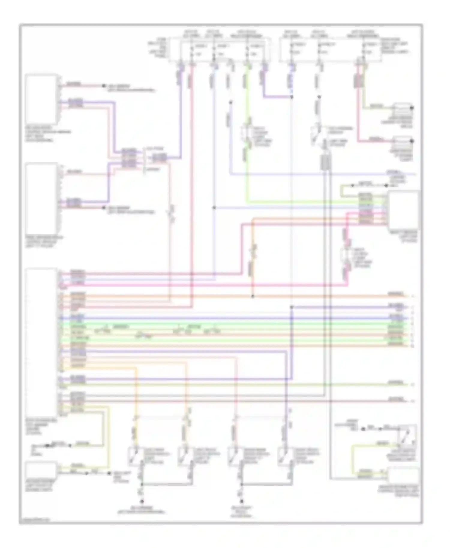 Wiring diagram w/o tpms for Subaru Forester SH facelift (2010-2013) (3 of 3)