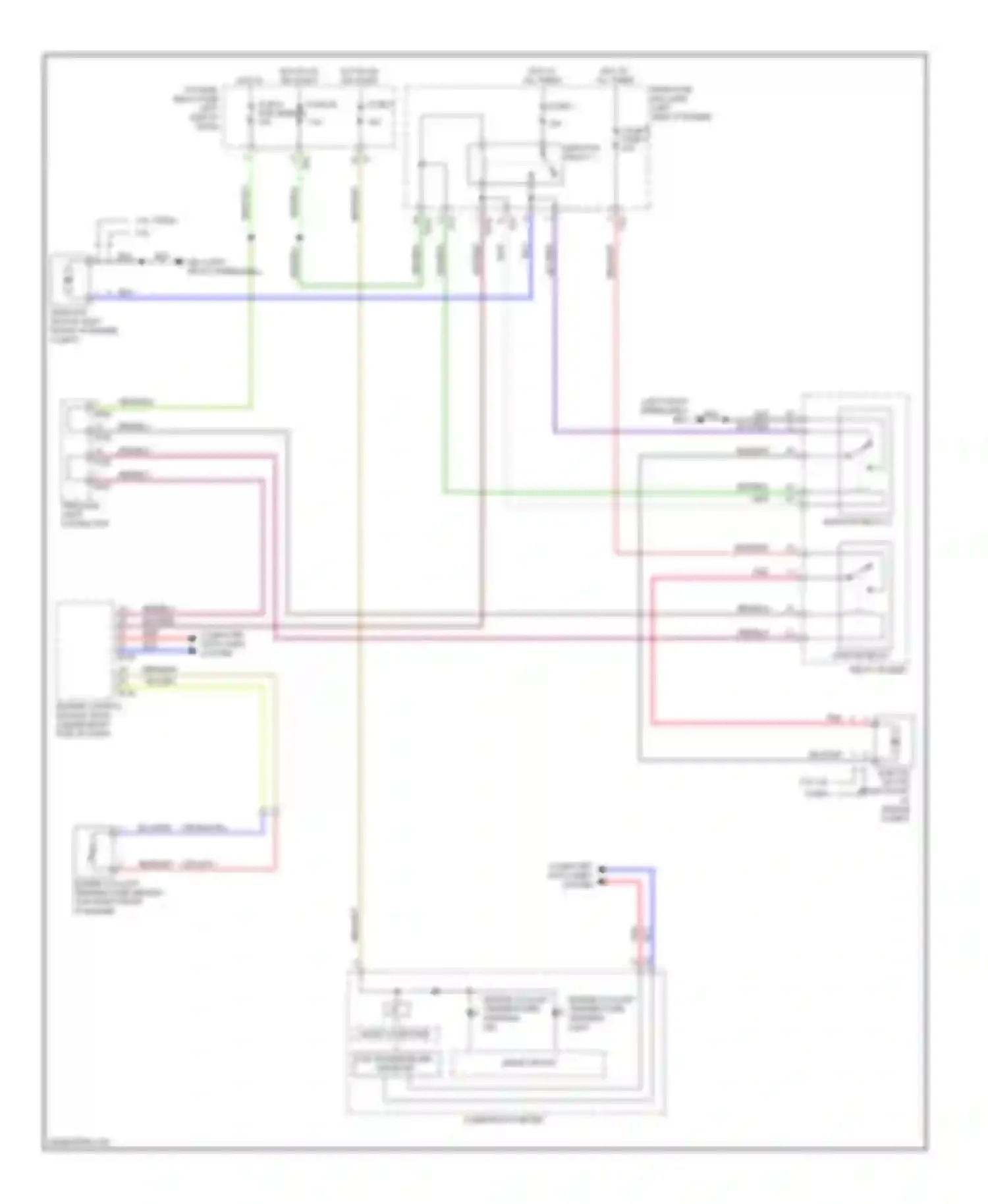 Forester Subaru SH (2007-2011): Cooling fan circuit