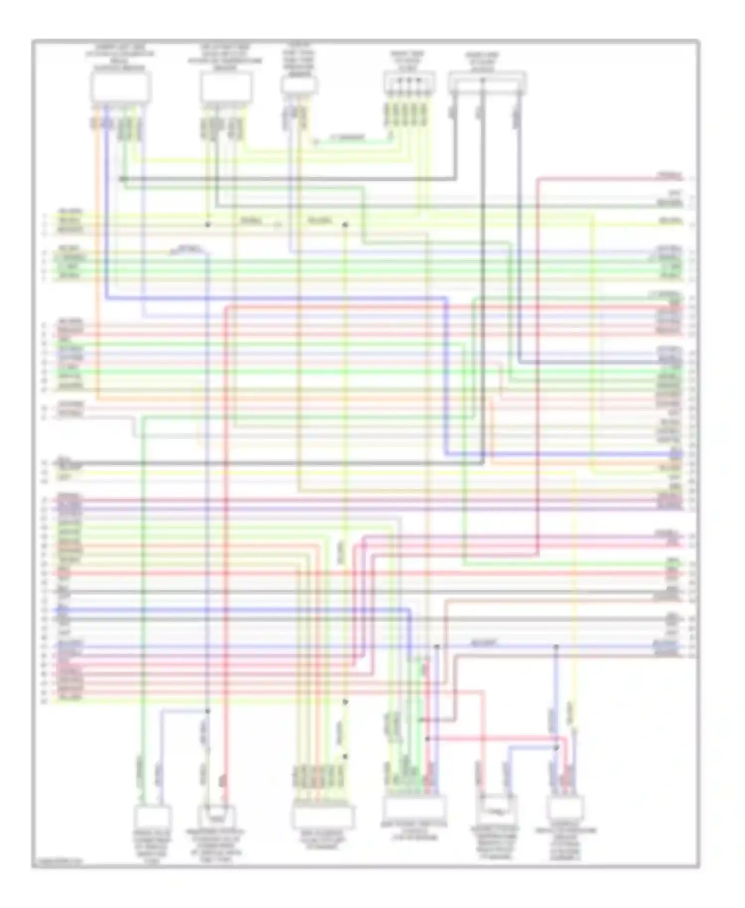 Forester Subaru SH (2007-2011): Wiring diagram engine performance 2.5l (3 of 4)