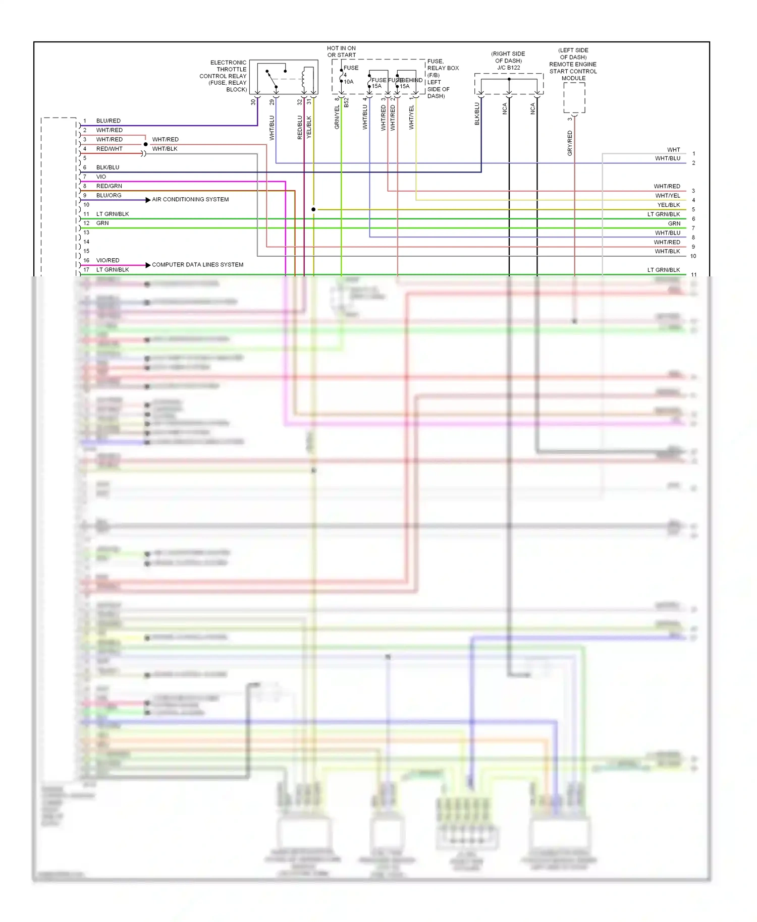 Subaru Forester SH (2007-2011) blk/grn wiring diagram  (7 of 7)
