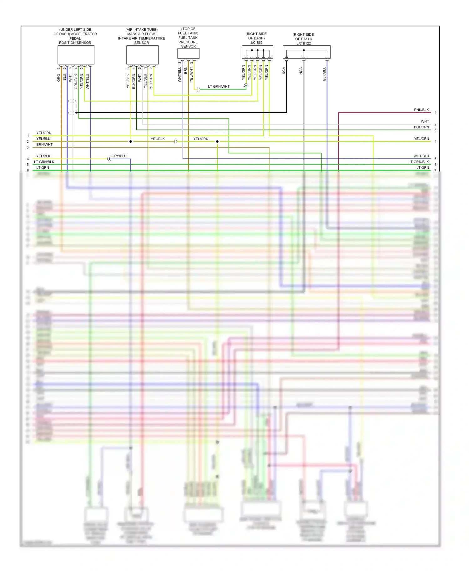 Wiring diagram brn for Subaru Forester SH (2007-2011) (8 of 27)