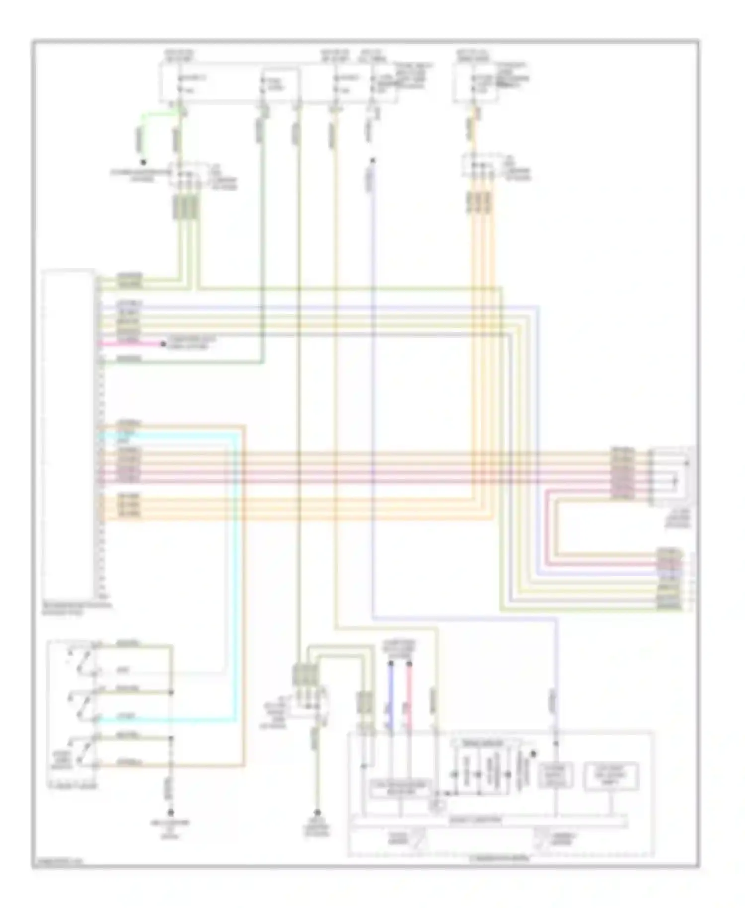 Wiring diagram can transceiver, receiver for Subaru Forester SH (2007-2011) (8 of 9)