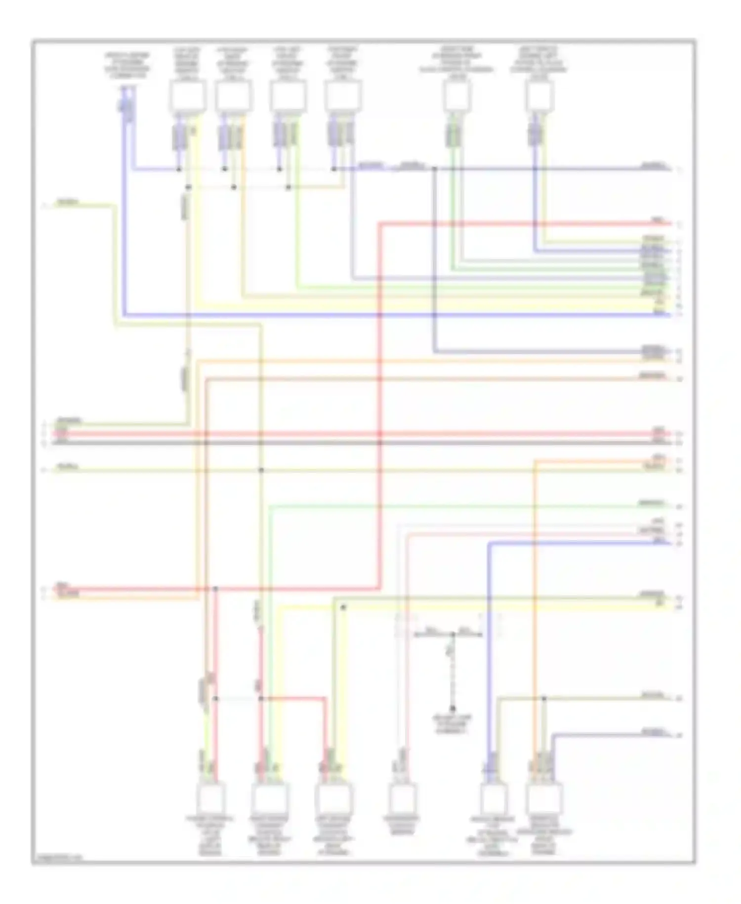 Wiring diagram crankshaft position sensor for Subaru Forester SH (2007-2011) (1 of 1)