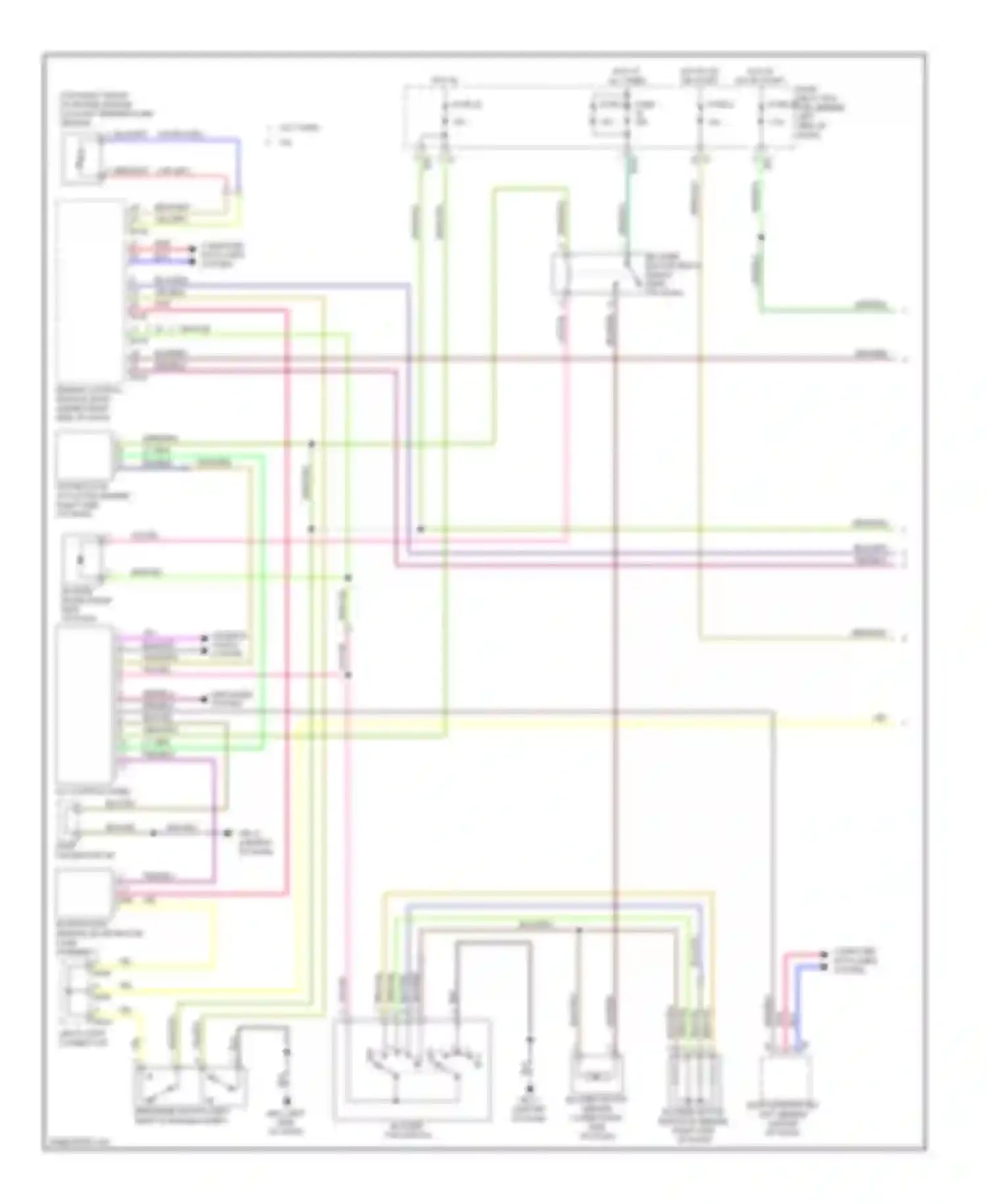 Wiring diagram defogger system for Subaru Forester SH (2007-2011) (3 of 4)