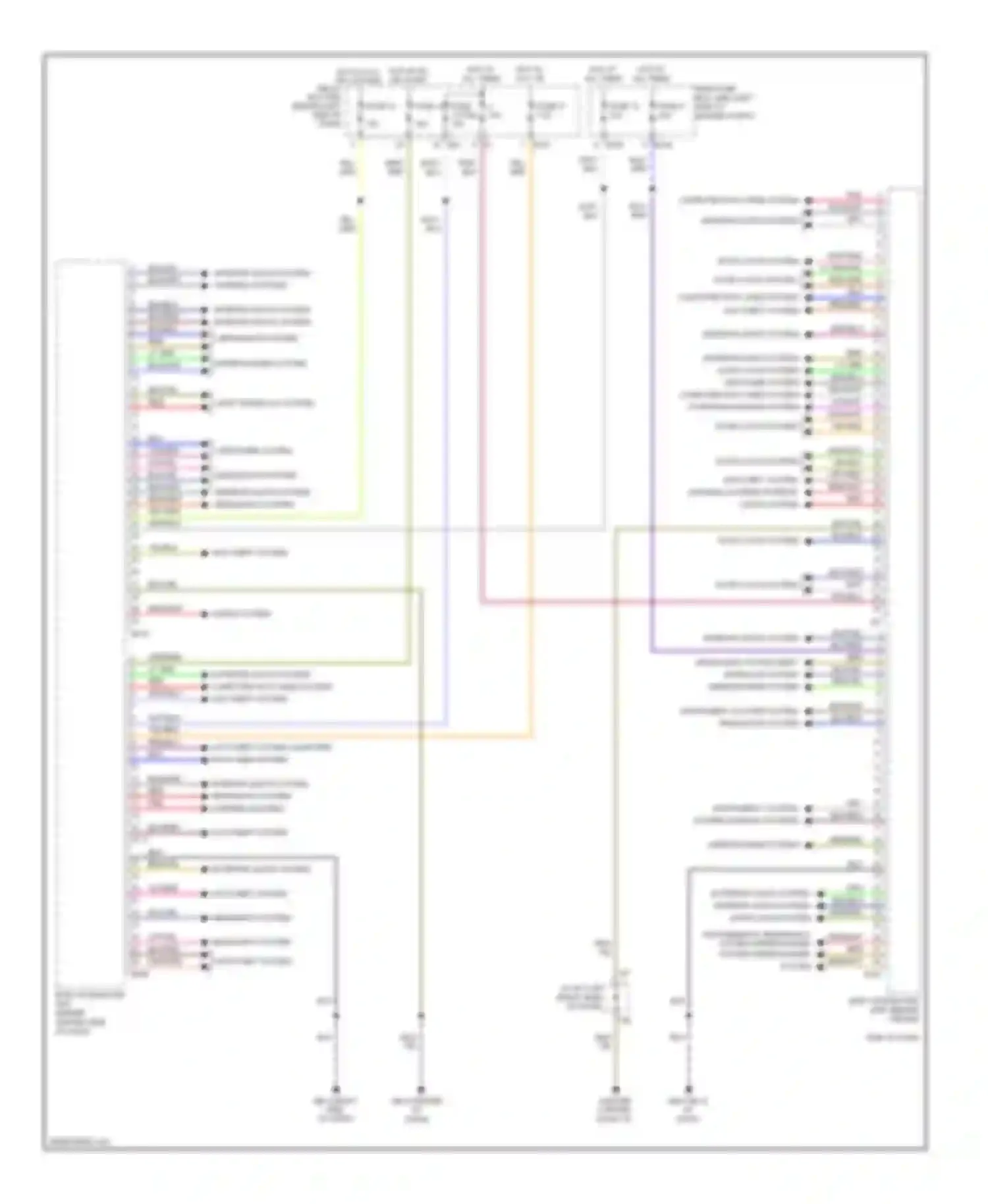 Wiring diagram exterior lights system computer data lines system anti-theft system, for Subaru Forester SH (2007-2011) (1 of 1)