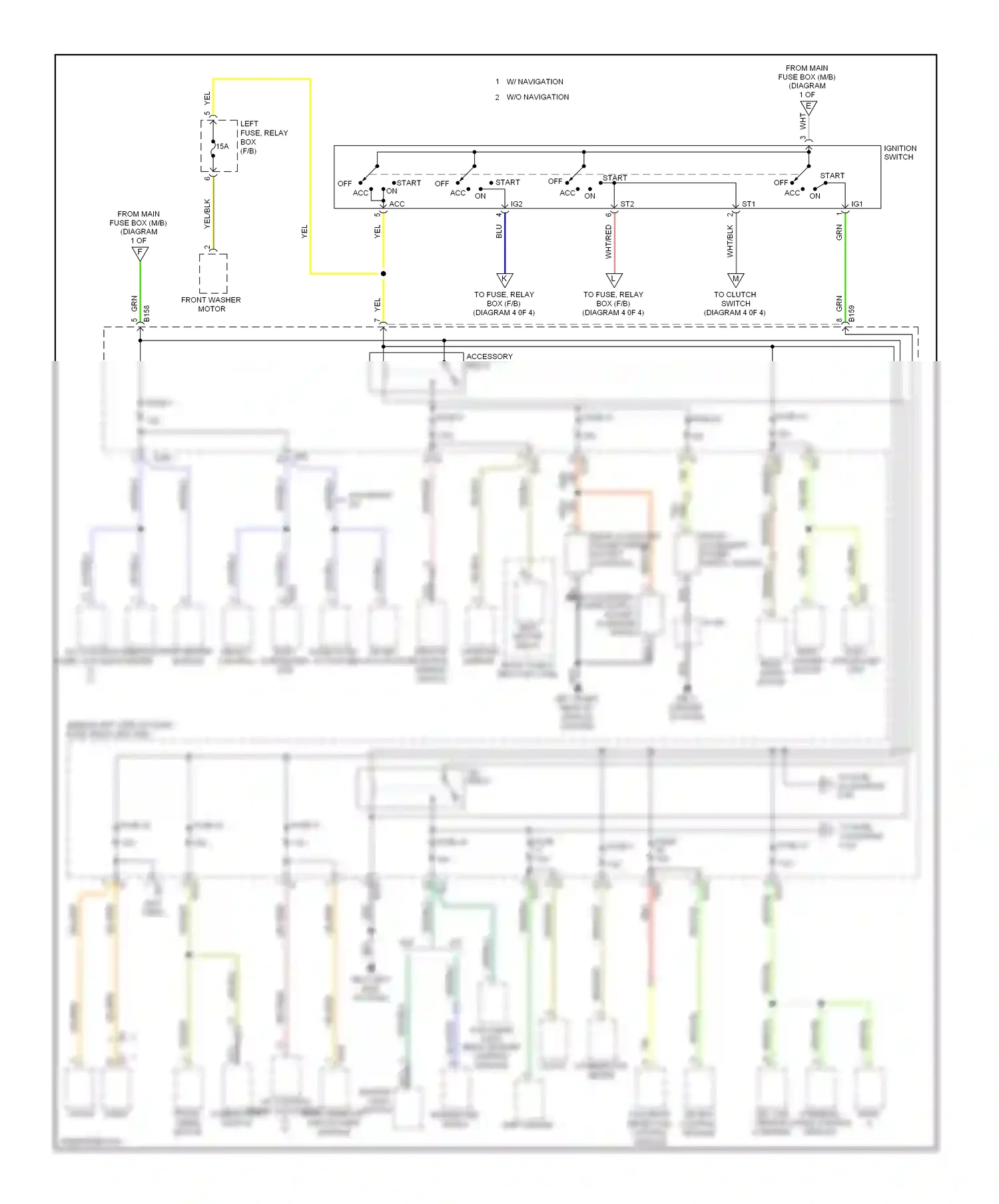 Wiring diagram fuse 20 for Subaru Forester SH (2007-2011) (1 of 1)