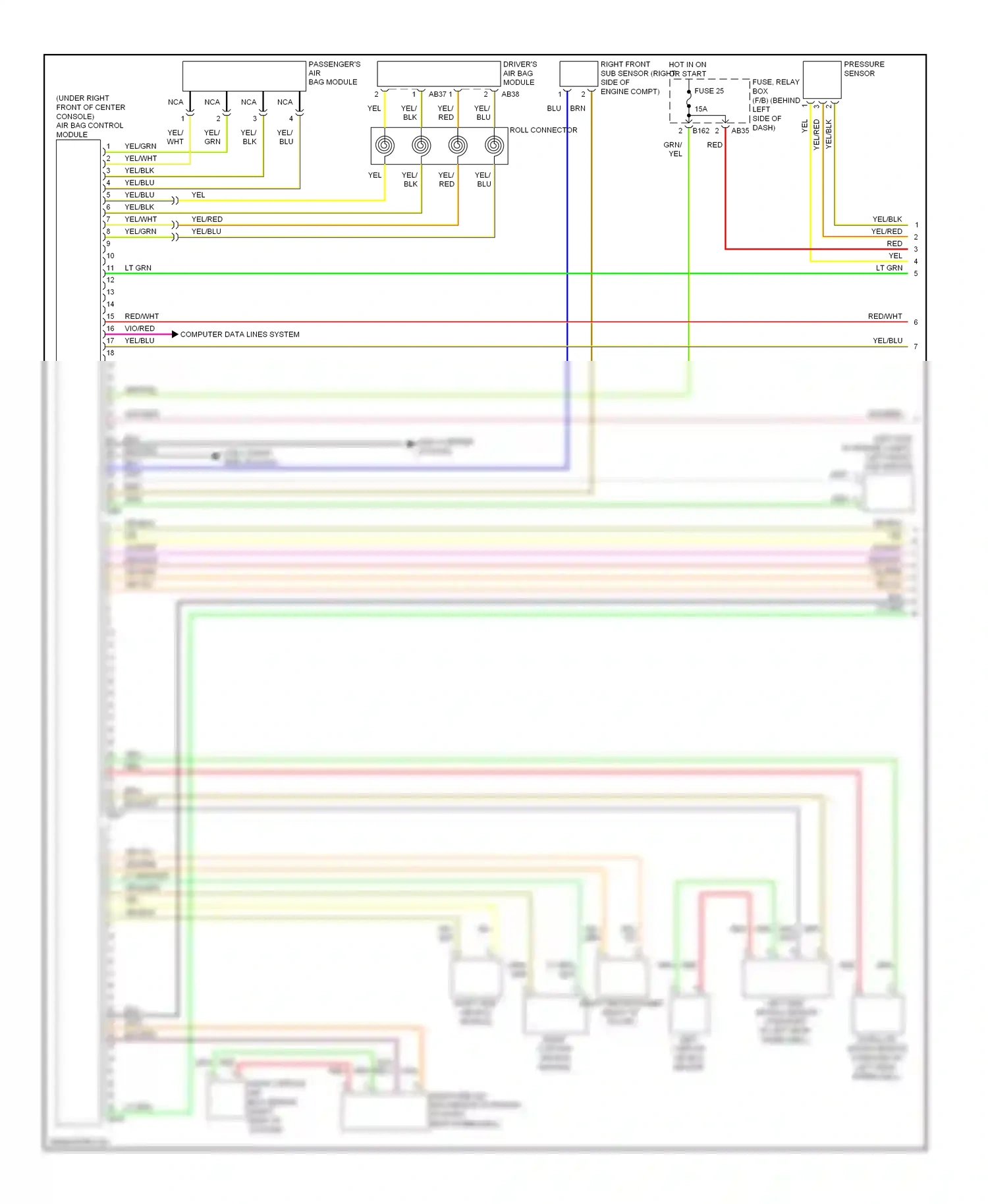 Wiring diagram grn for Subaru Forester SH (2007-2011) (33 of 36)