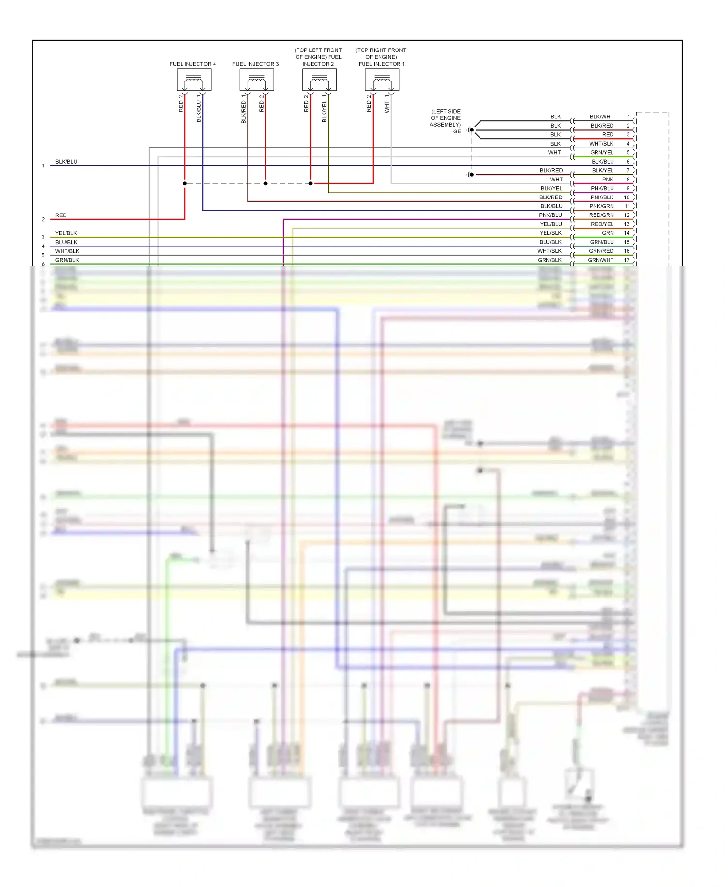 Wiring diagram grn/red for Subaru Forester SH (2007-2011) (20 of 26)