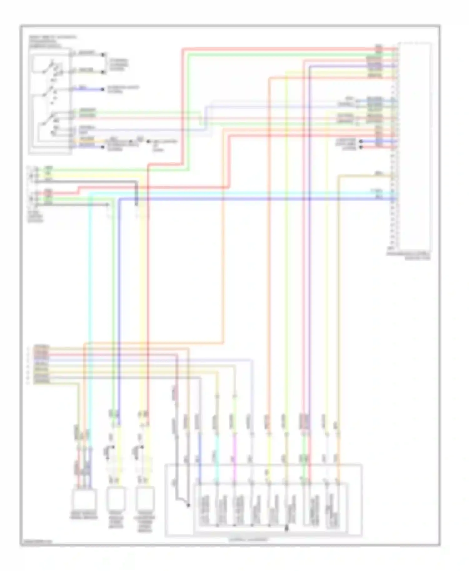 Wiring diagram linear solenoid line pressure for Subaru Forester SH (2007-2011) (1 of 1)