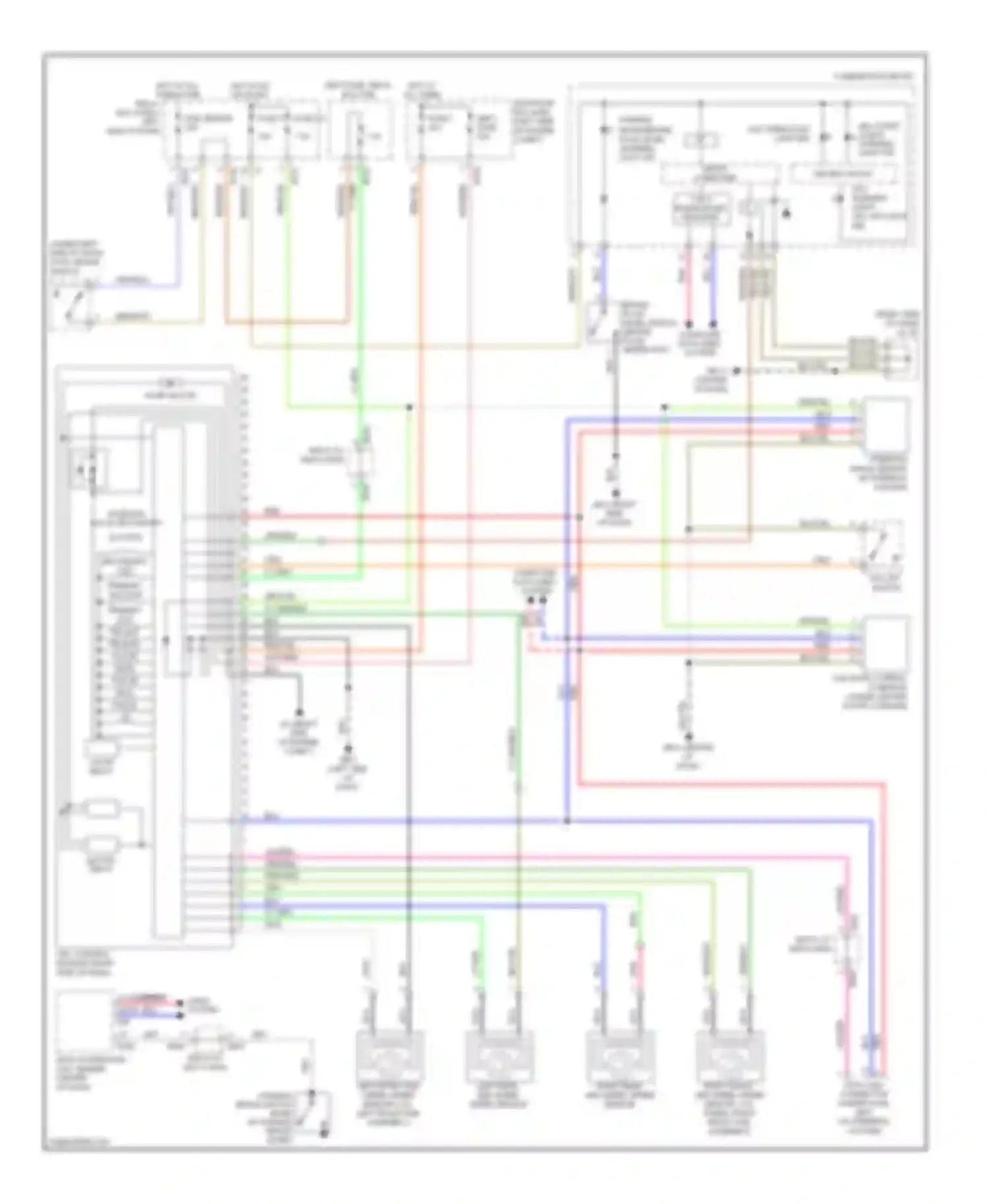Wiring diagram micro computer for Subaru Forester SH (2007-2011) (1 of 16)