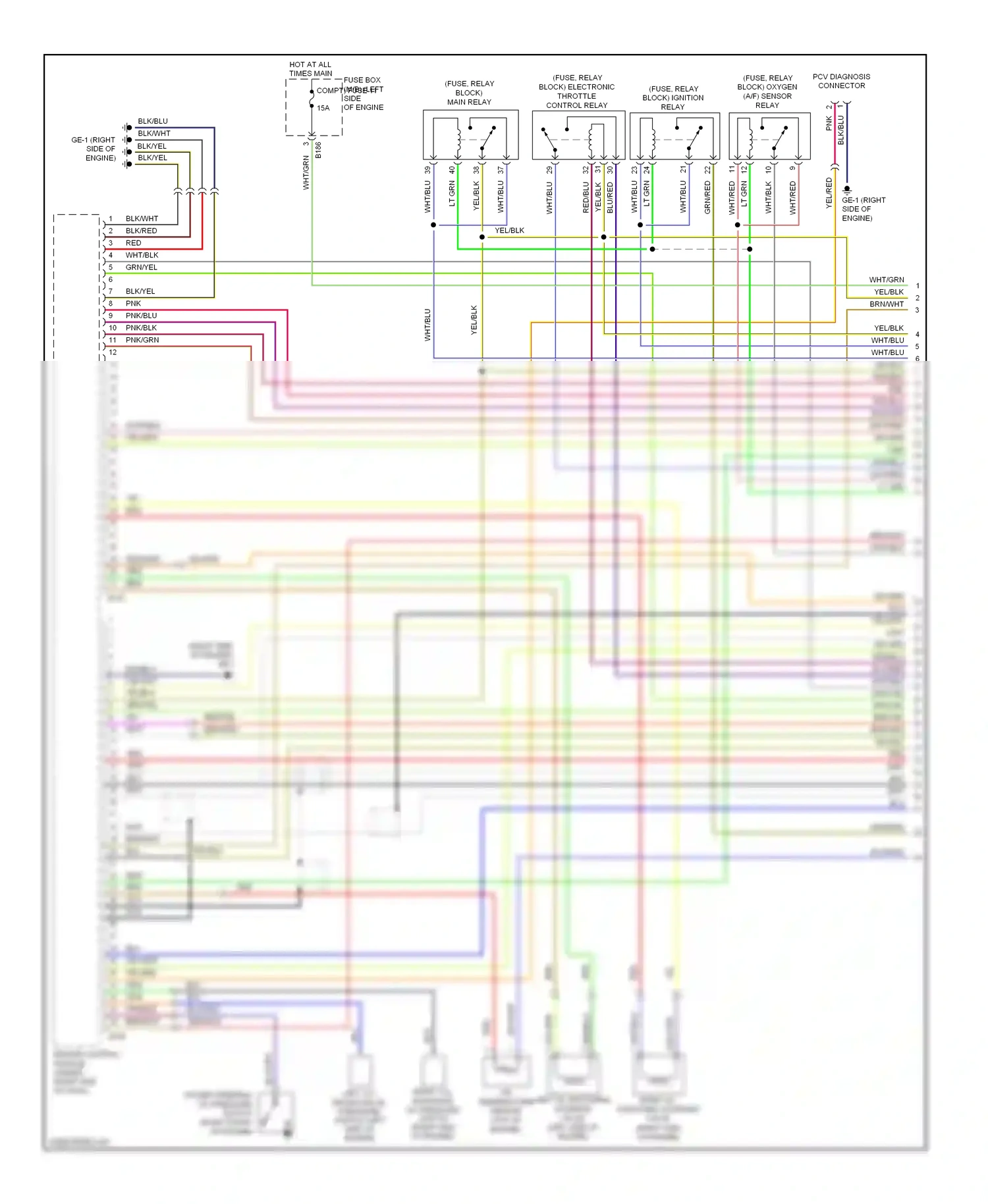 Wiring diagram pnk for Subaru Forester SH (2007-2011) (14 of 30)