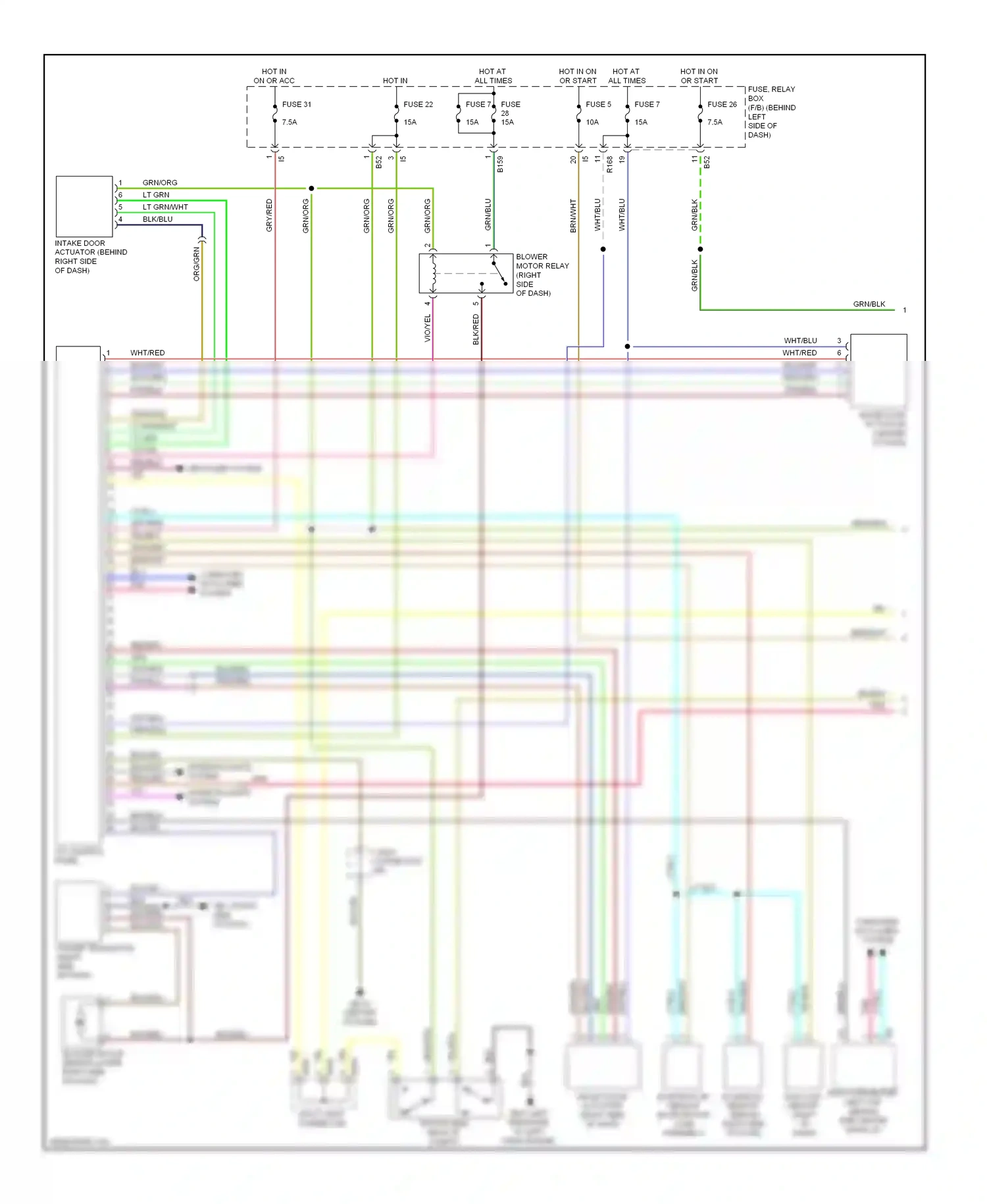 Wiring diagram pnk for Subaru Forester SH (2007-2011) (2 of 30)