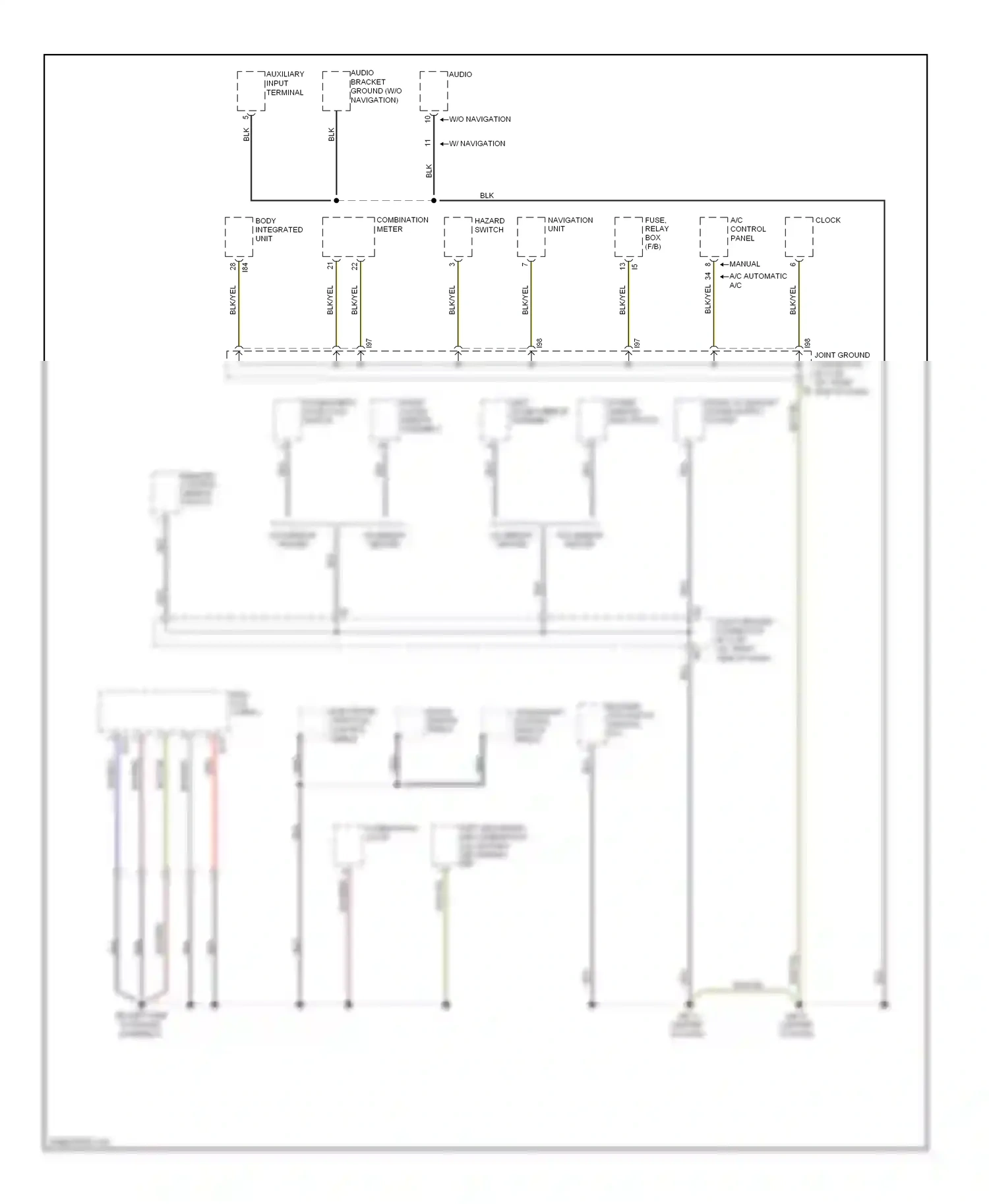 Wiring diagram red for Subaru Forester SH (2007-2011) (13 of 46)