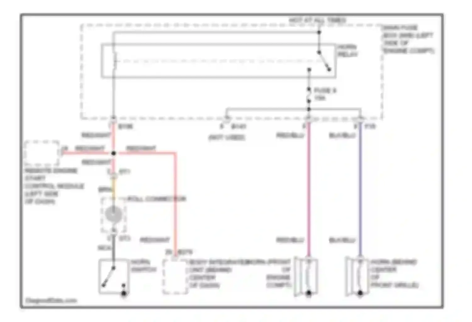 Wiring diagram roll connector for Subaru Forester SH (2007-2011) (2 of 7)