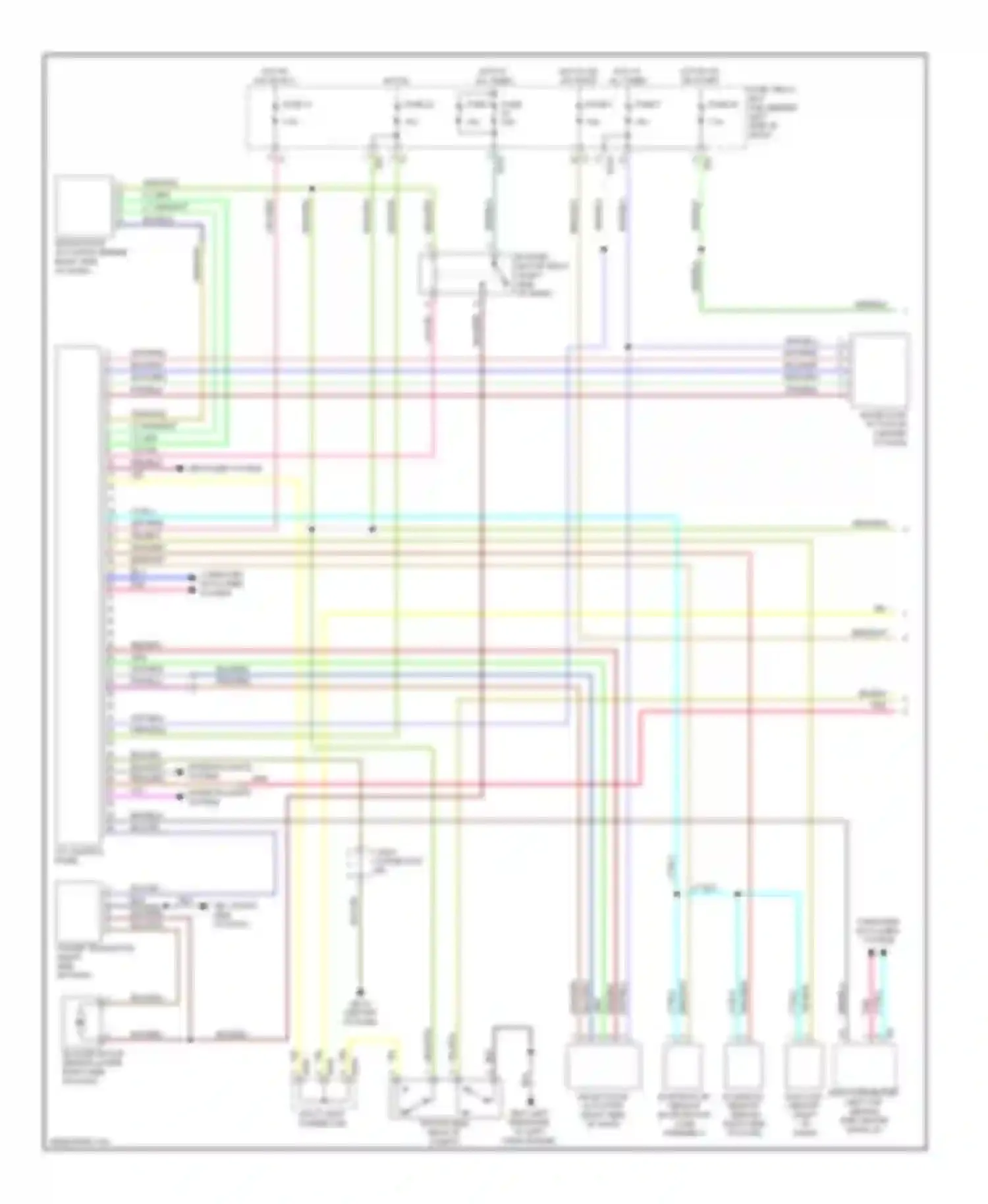 Wiring diagram sun load sensor for Subaru Forester SH (2007-2011) (1 of 1)