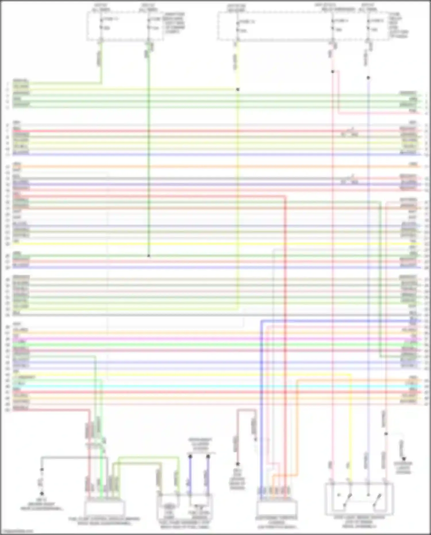 Forester Subaru SJ facelift 2 (2016-2018): Wiring diagram engine performance 2.0l turbo (5 of 8)