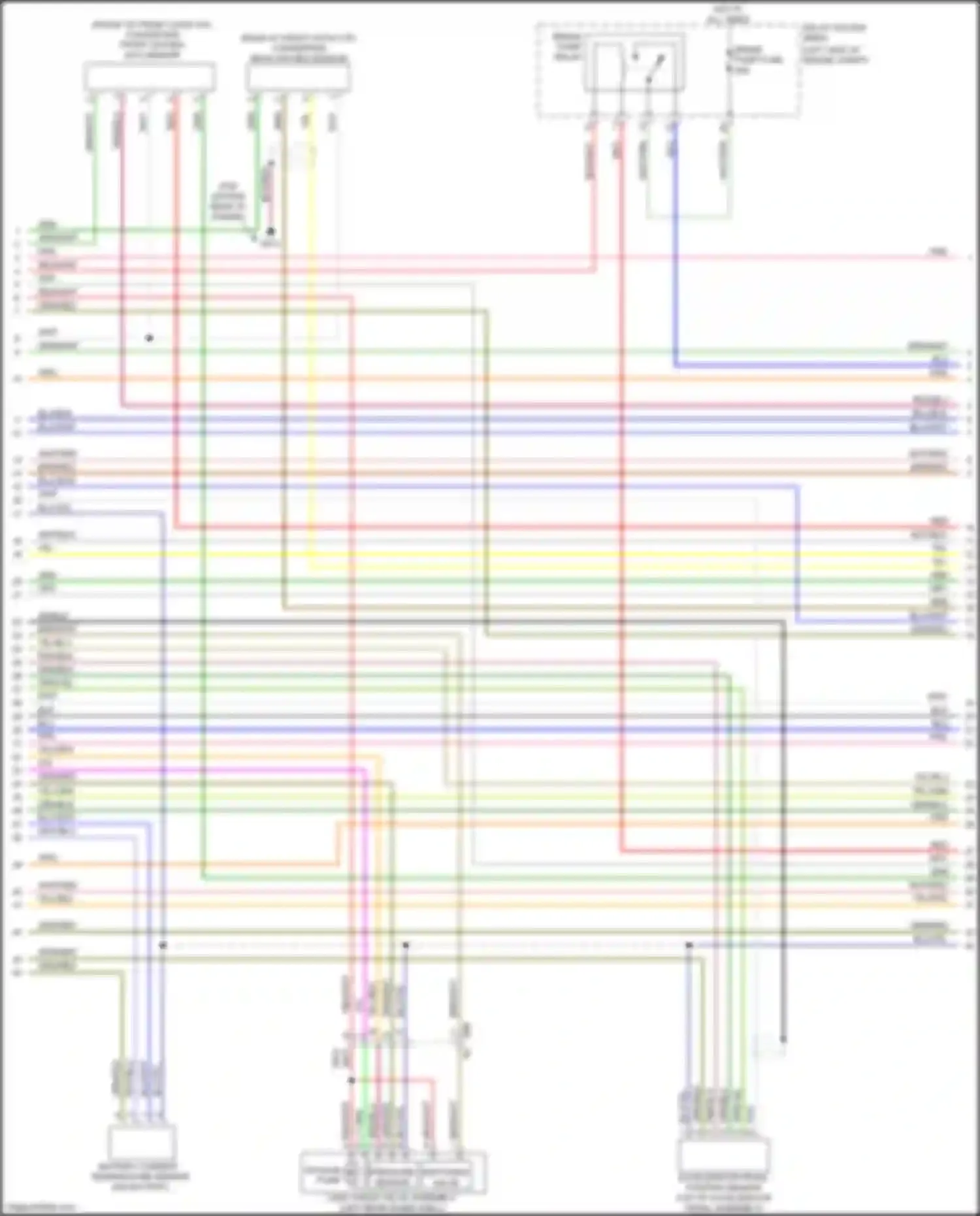 Forester Subaru SJ facelift 2 (2016-2018): Wiring diagram engine performance 2.0l turbo (7 of 8)