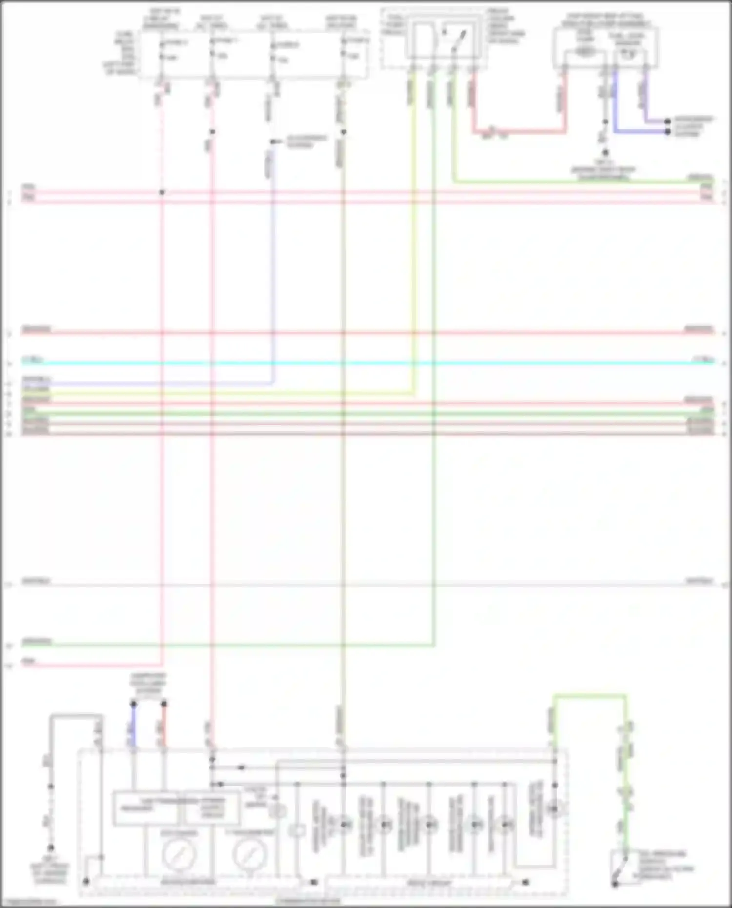 Forester Subaru SJ facelift 2 (2016-2018): Wiring diagram engine performance 2.5l (3 of 6)