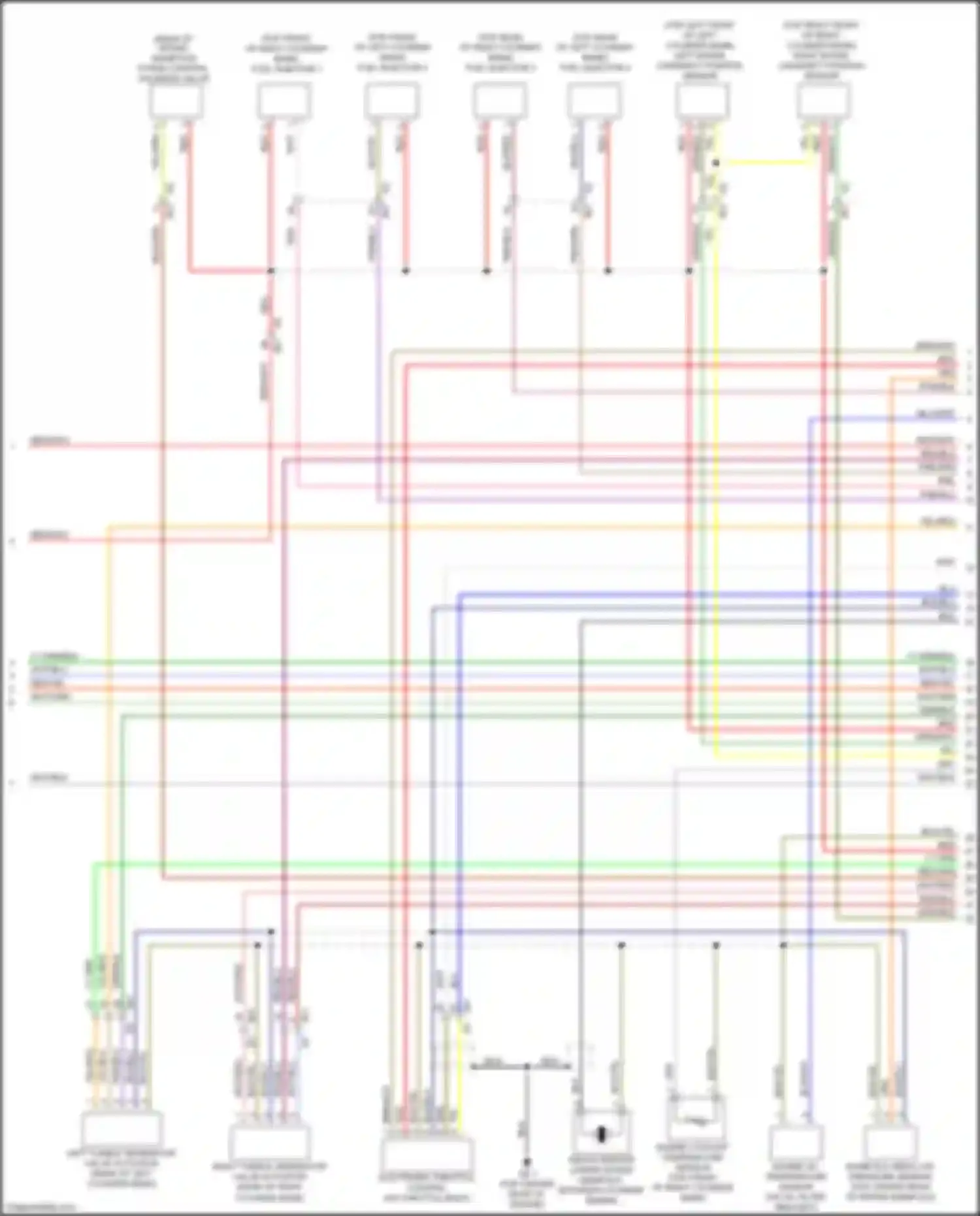 Forester Subaru SJ facelift 2 (2016-2018): Wiring diagram engine performance 2.5l (5 of 6)