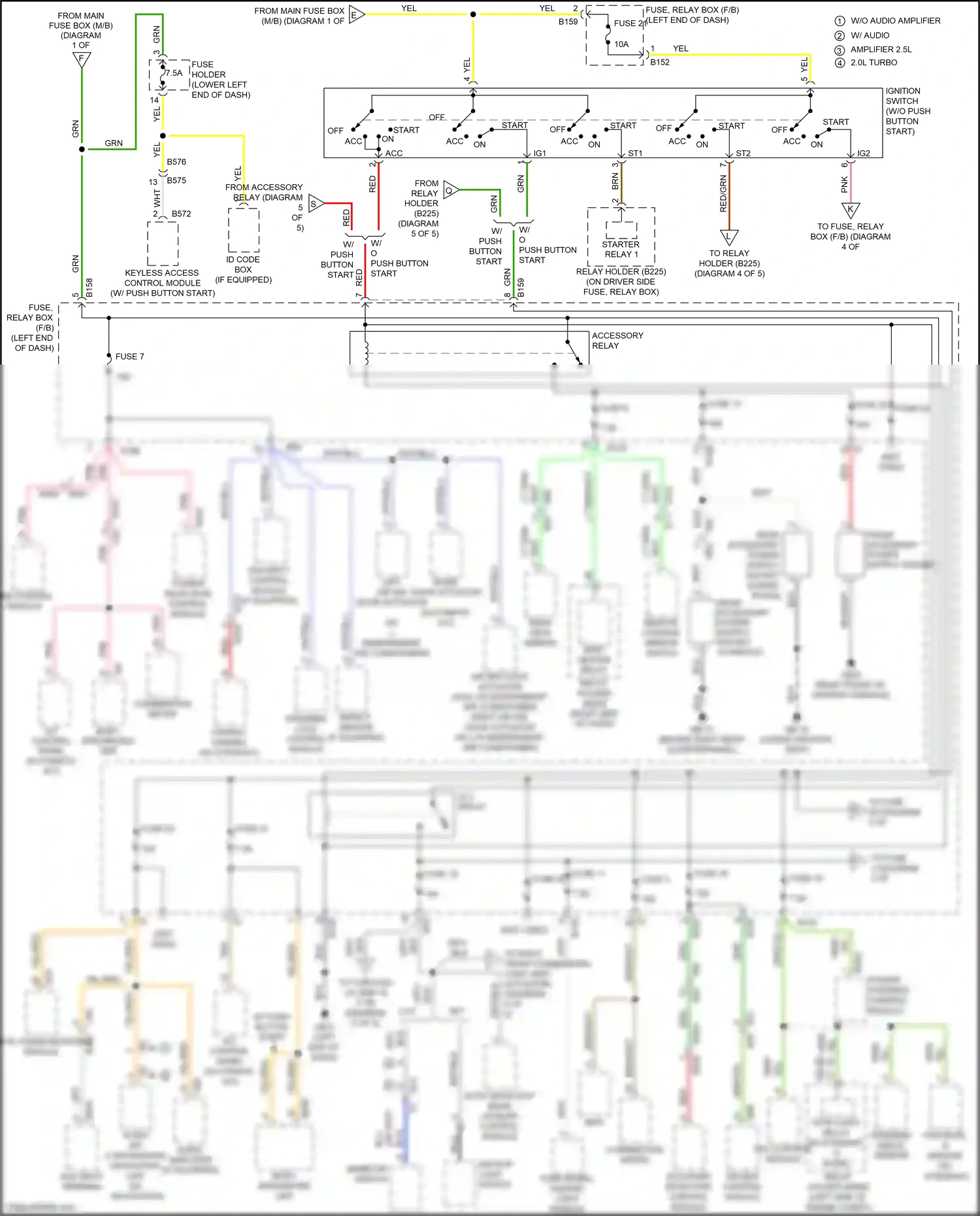 Wiring diagram air bag control module for Subaru Forester SJ facelift 2 (2016-2018) (5 of 8)
