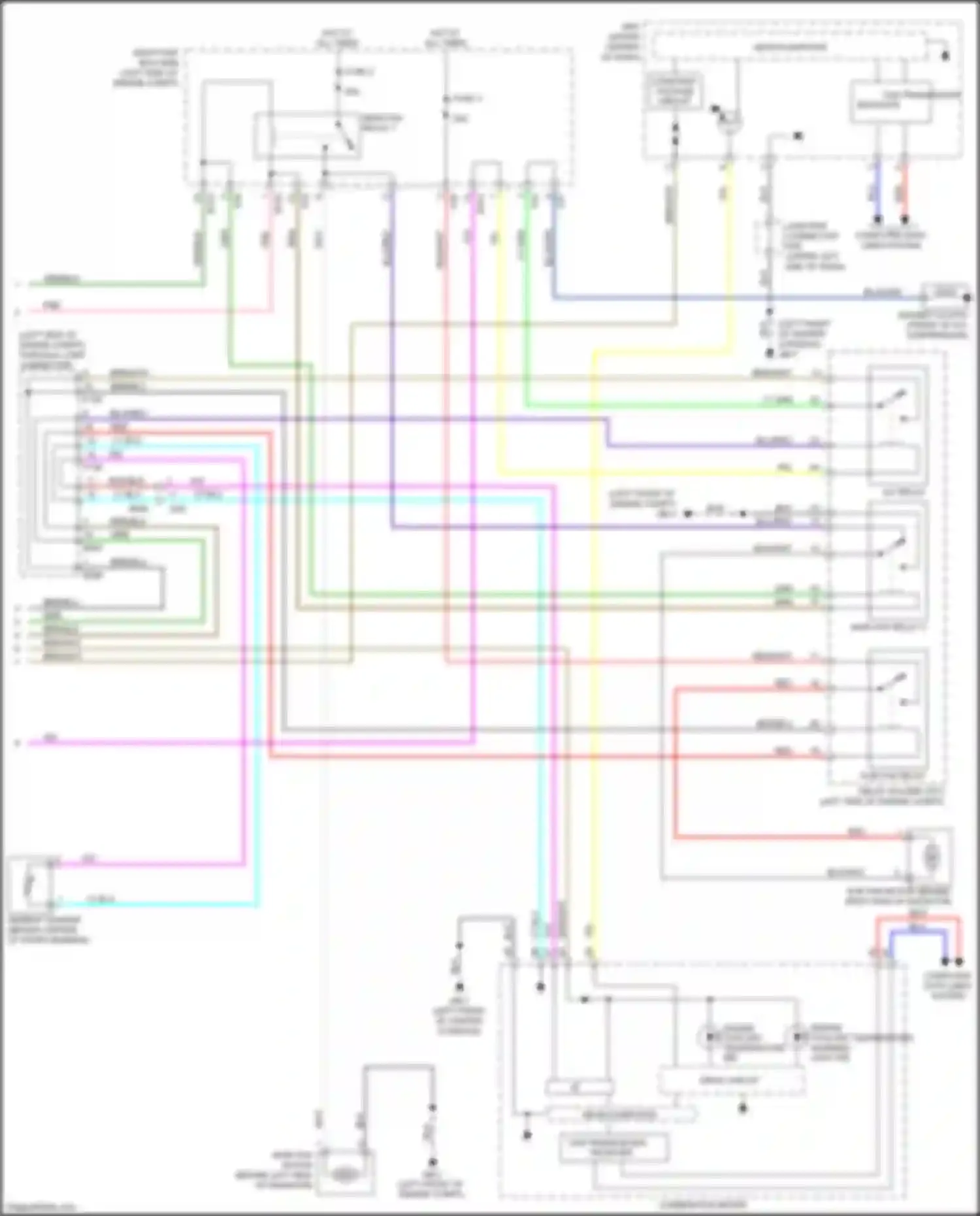 Wiring diagram ambient sensor for Subaru Forester SJ facelift 2 (2016-2018) (3 of 3)